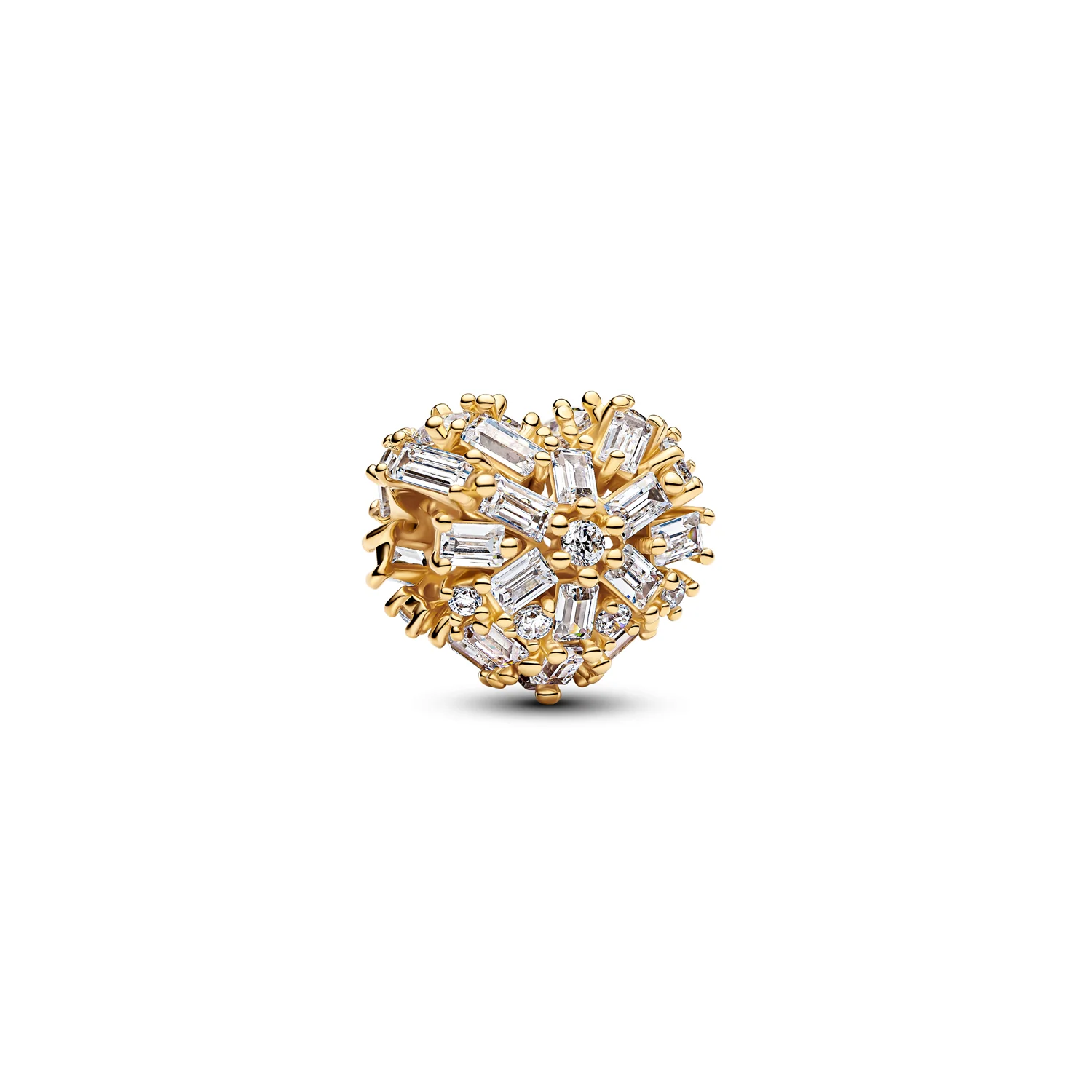 Pandora Moments Gold Plated Sparkling Heart Charm 764240C01