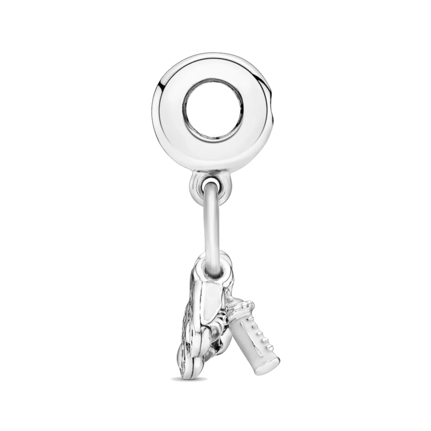 Pandora People 925 Sterling Silver Baby Bottle en Shoes Hangende Bedel 798106CZ - Image 5