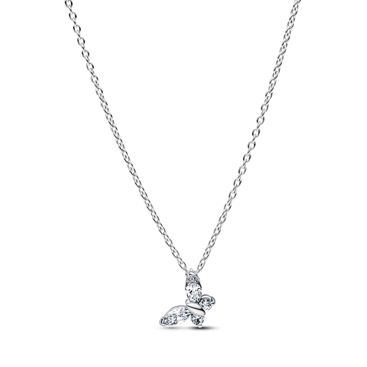 Pandora Timeless 925 Sterling Silver Butterfly Pendant Necklace 394266C01-45