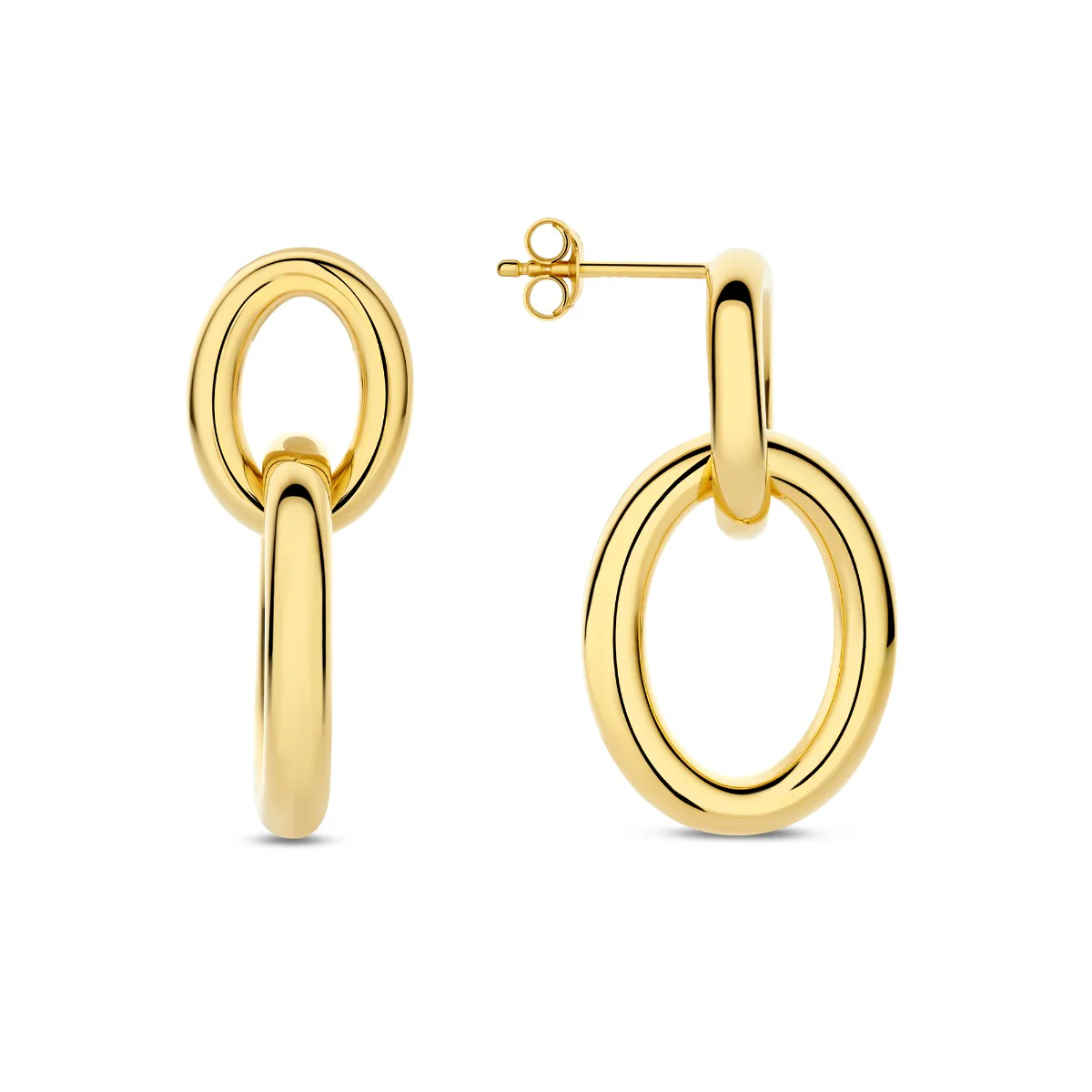 Parte Di Me Bibbiena Poppi Adriane 925 Sterling Zilveren Gold Plated Oorhangers PDM36186 - Image 4