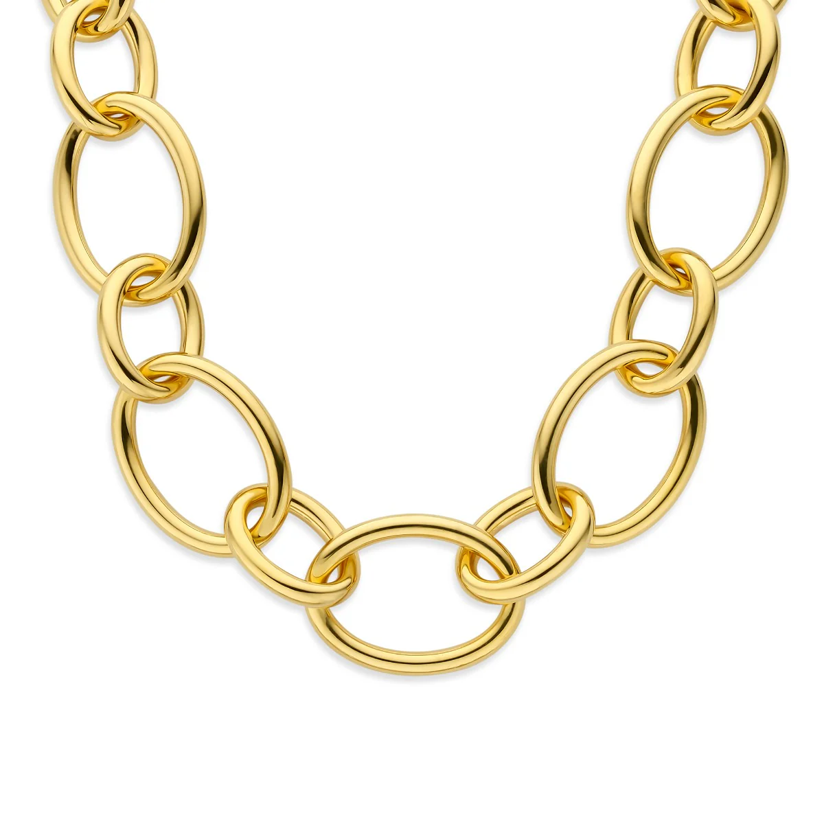 Parte Di Me Bibbiena Poppi Adriane 925 Sterling Zilveren Gold Plated Schakelketting PDM34100