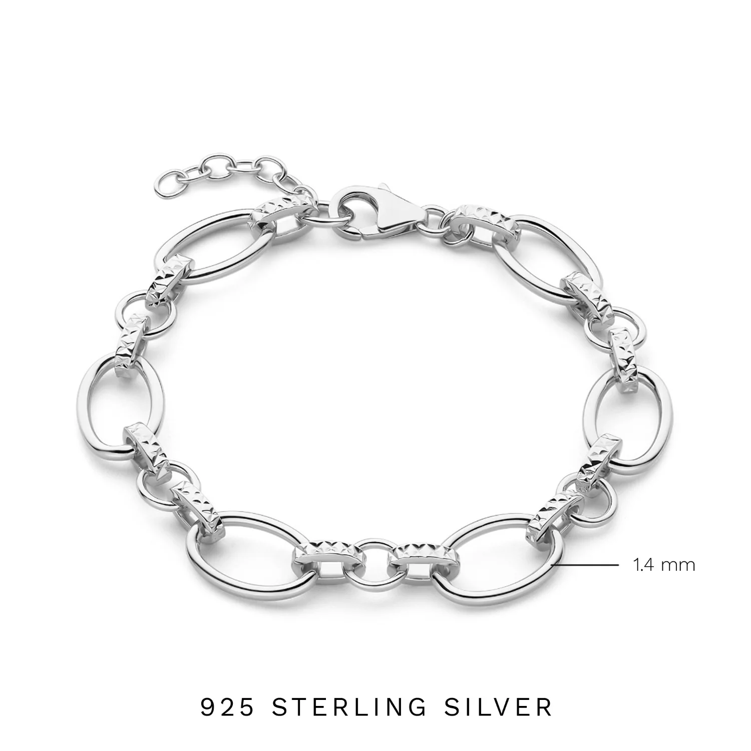 Parte Di Me Bibbiena Poppi Clara 925 Sterling Zilveren Schakelarmband PDM32139 - Image 5