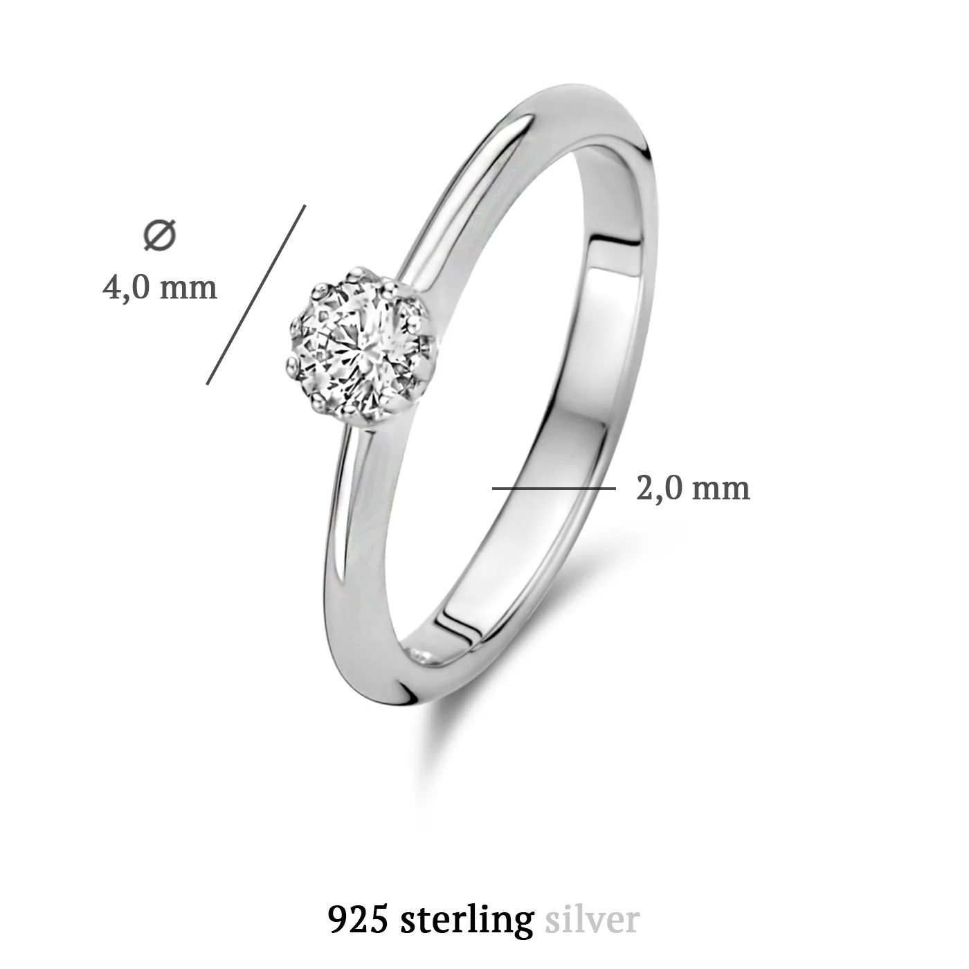 Parte Di Me Cento Luci Mila 925 Sterling Zilveren Ring PDM33013-60 - Image 5