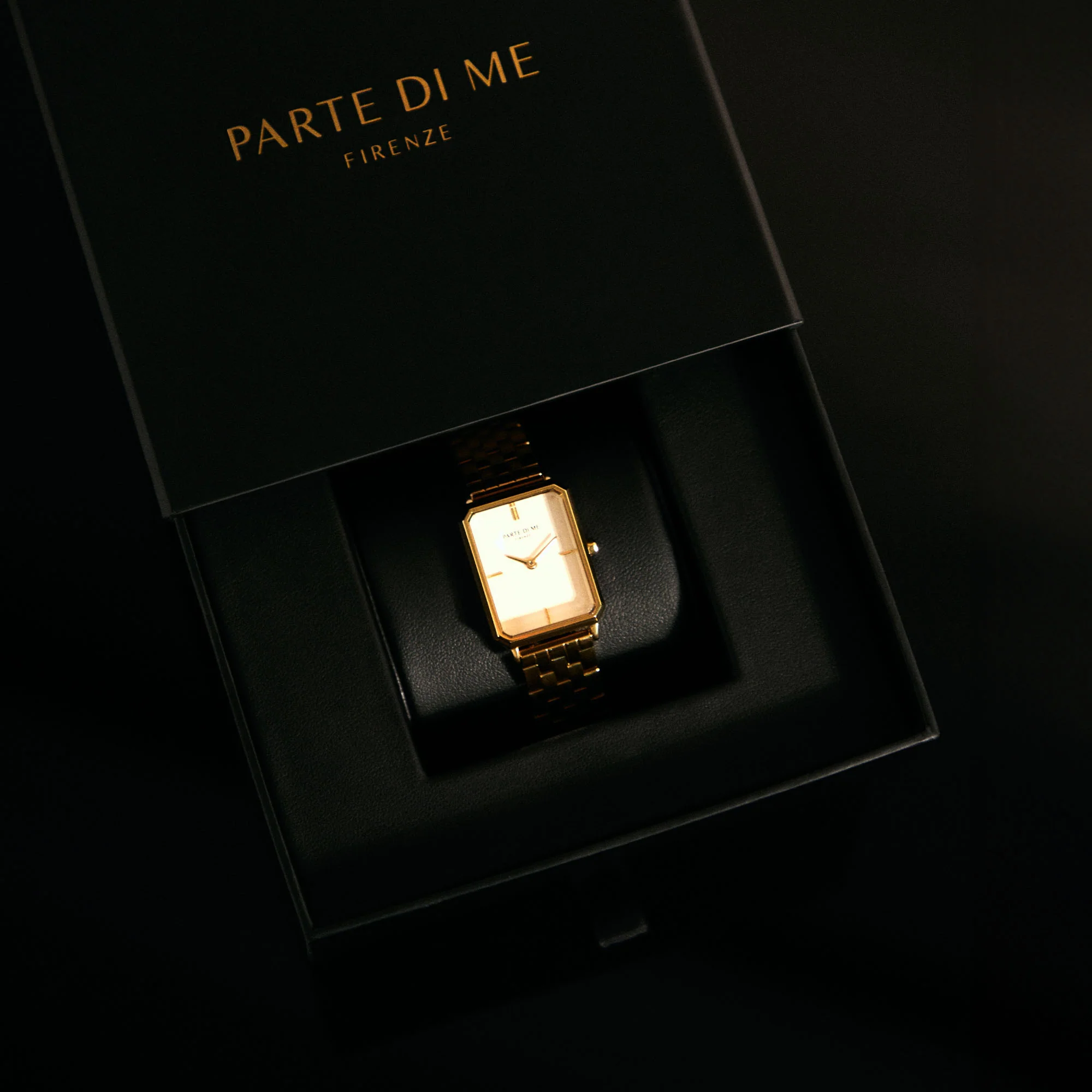 Parte Di Me Orologio Rechthoekig Dameshorloge Zilverlkleurig en Groen PDM09005 - Image 6