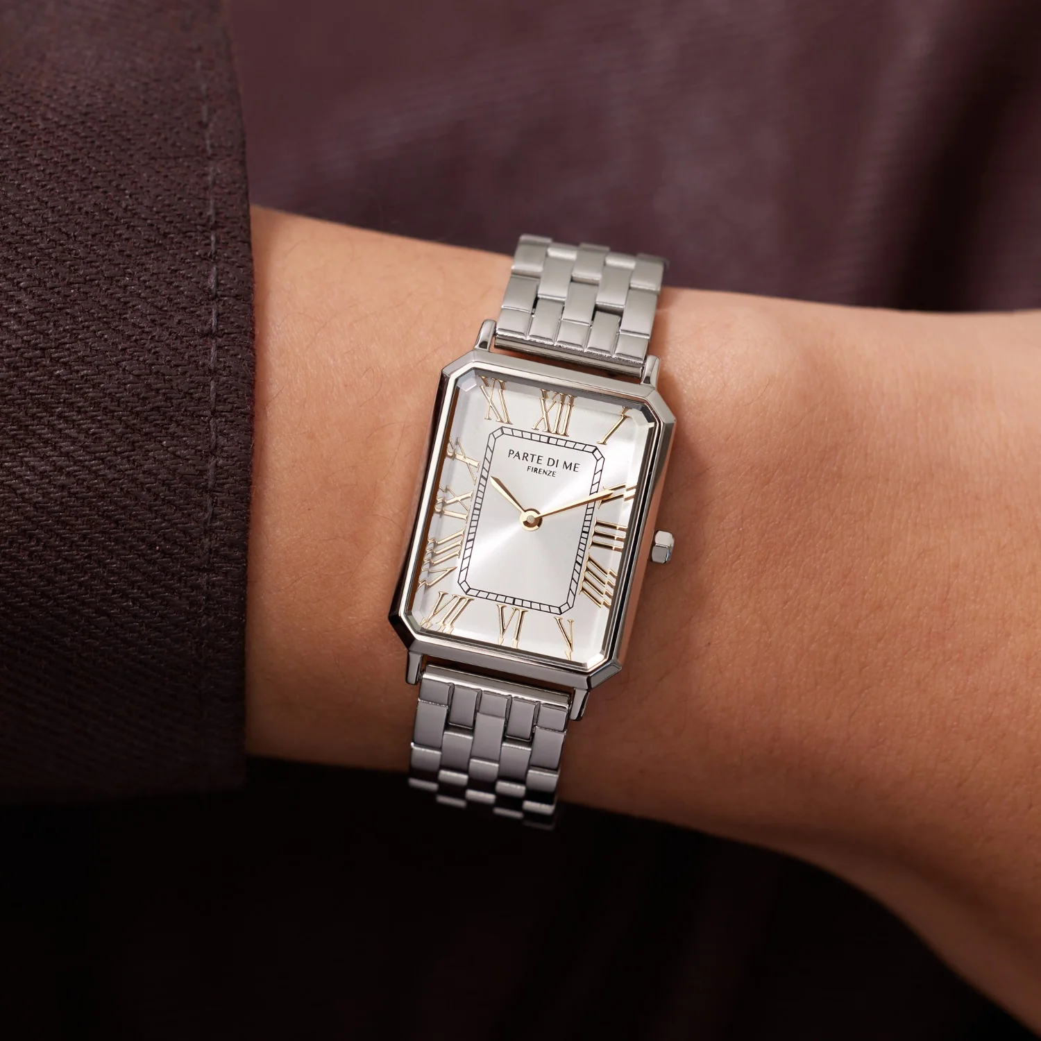 Parte di Me Orologio rectangular Dames Horloge Zilverkleurige PDM09019 - Image 2