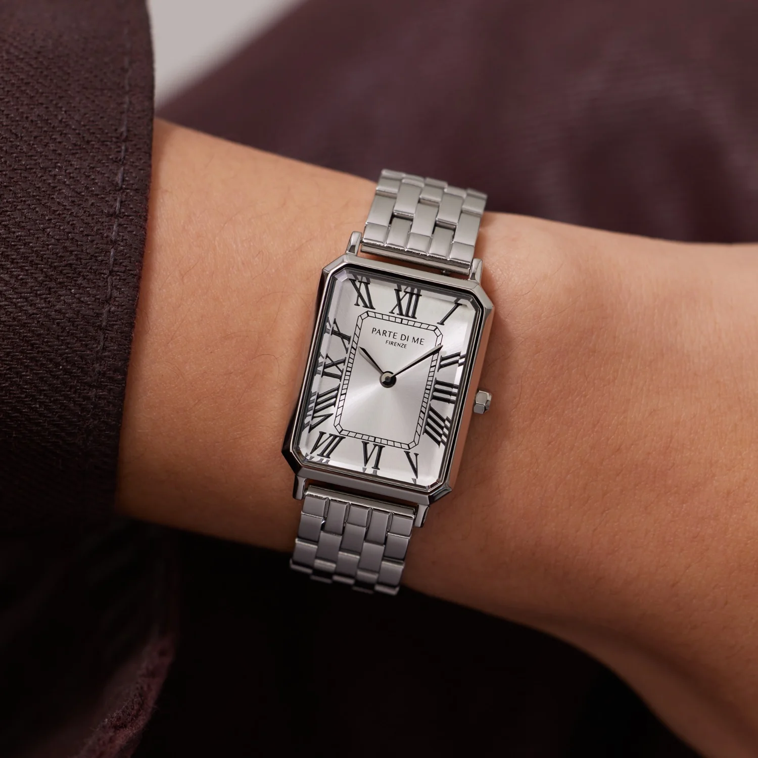 Parte di Me Orologio rectangular Dames Horloge Zilverkleurige PDM09024 - Image 2
