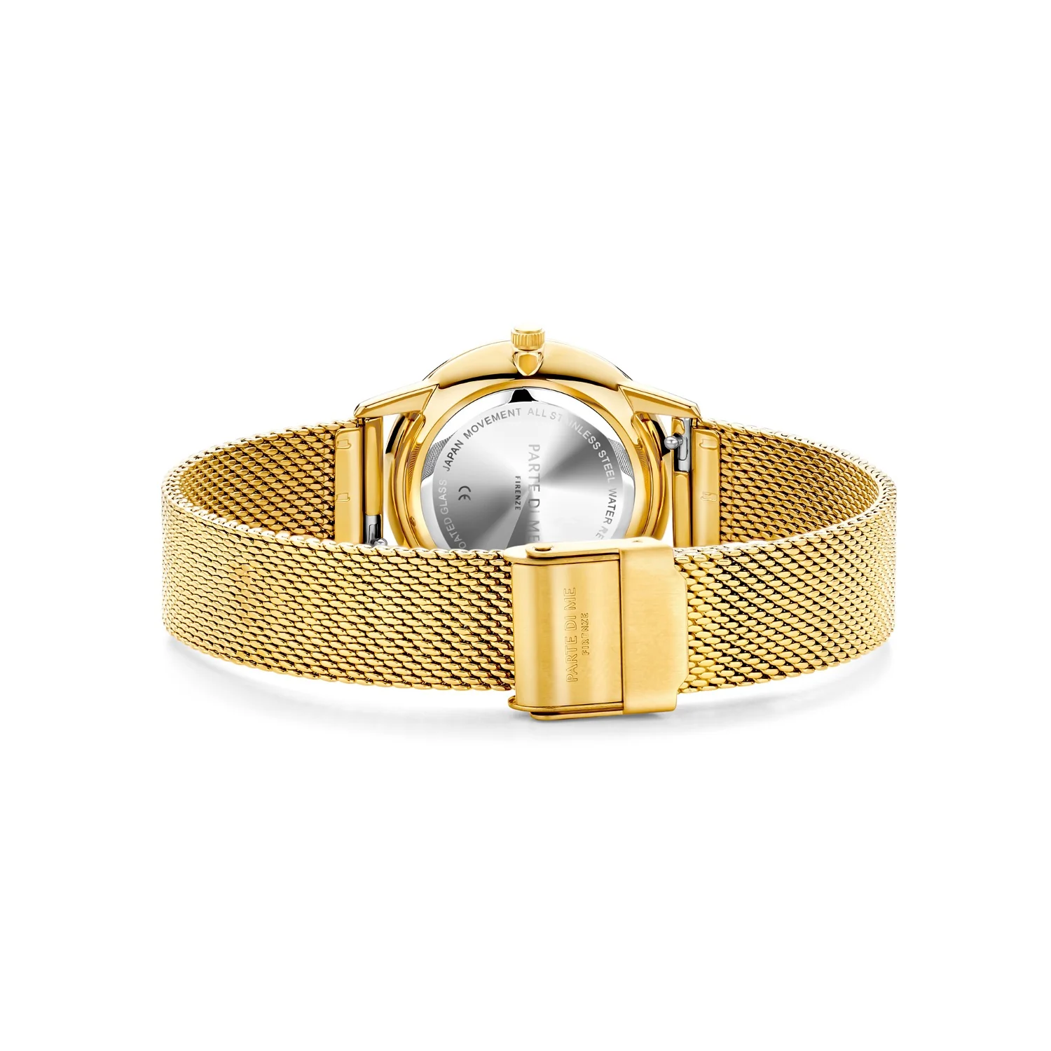 Parte Di Me Orologio rond dames horloge goudkleurig en donkerbruin PDM09055 - Image 4