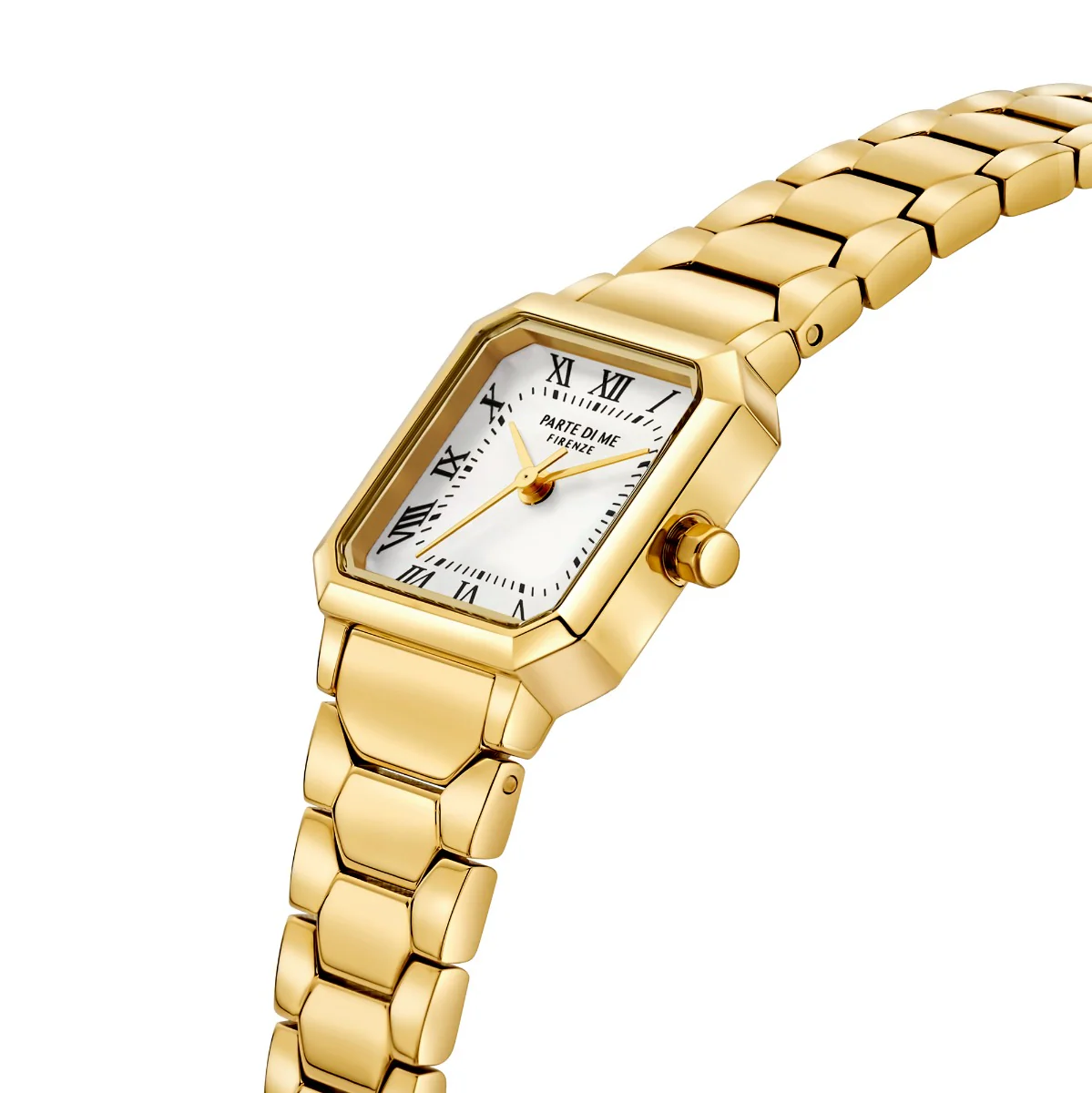 Parte di Me Orologio vierkant dameshorloge goudkleurig met parelmoer - Image 4