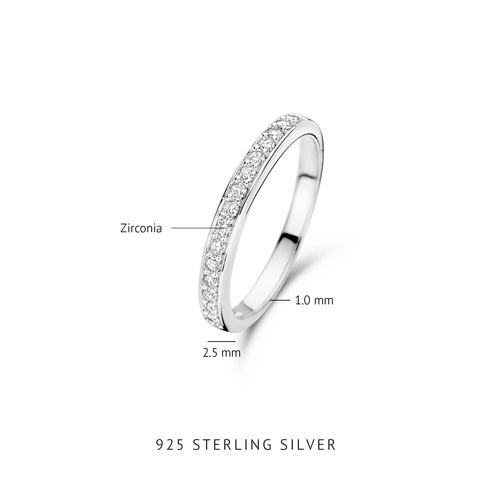 Parte Di Me Santa Maria della Base 925 sterling zilveren ring PDM33023-60 - Image 5