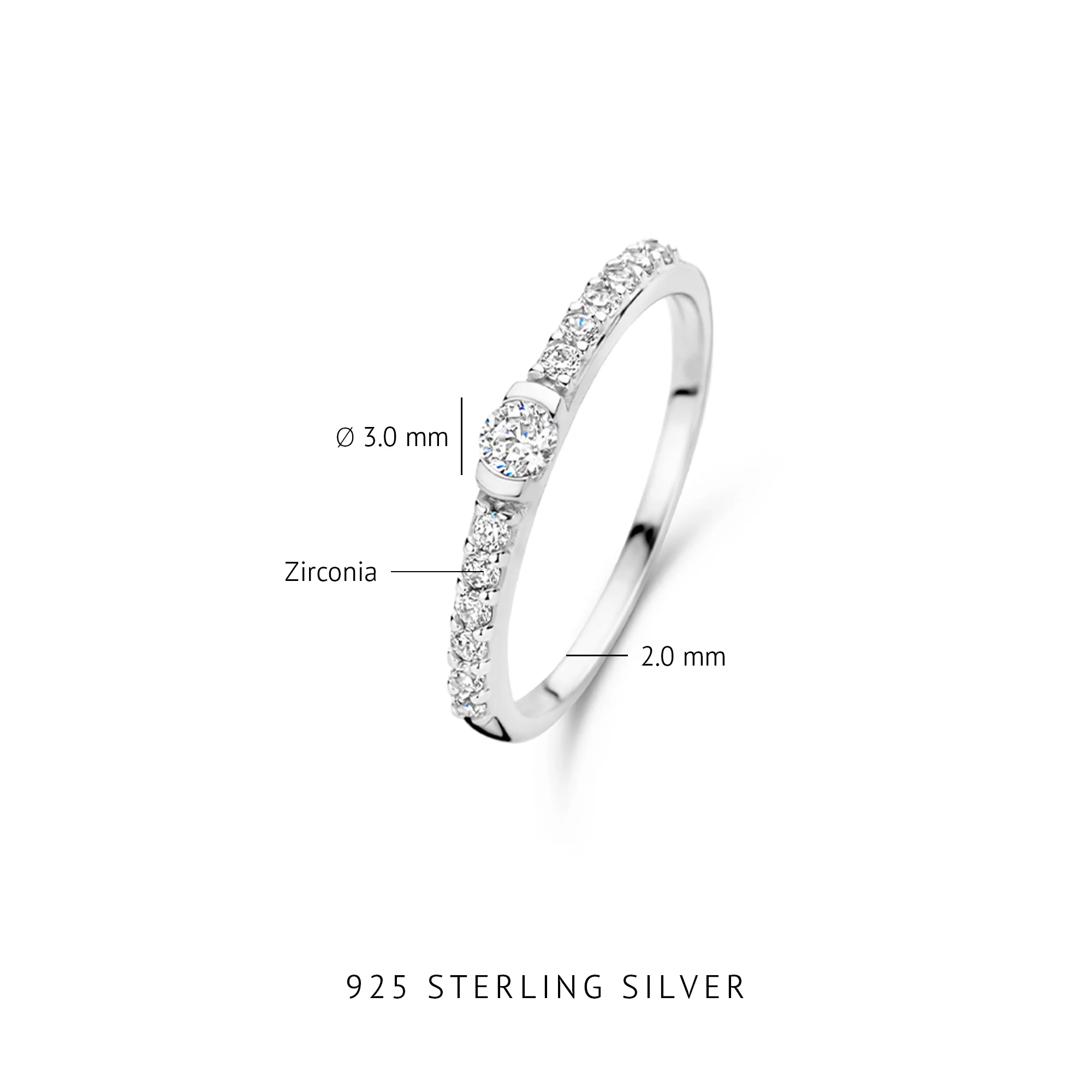 Parte Di Me Santa Maria della Base 925 sterling zilveren ring PDM33027-60 - Image 5