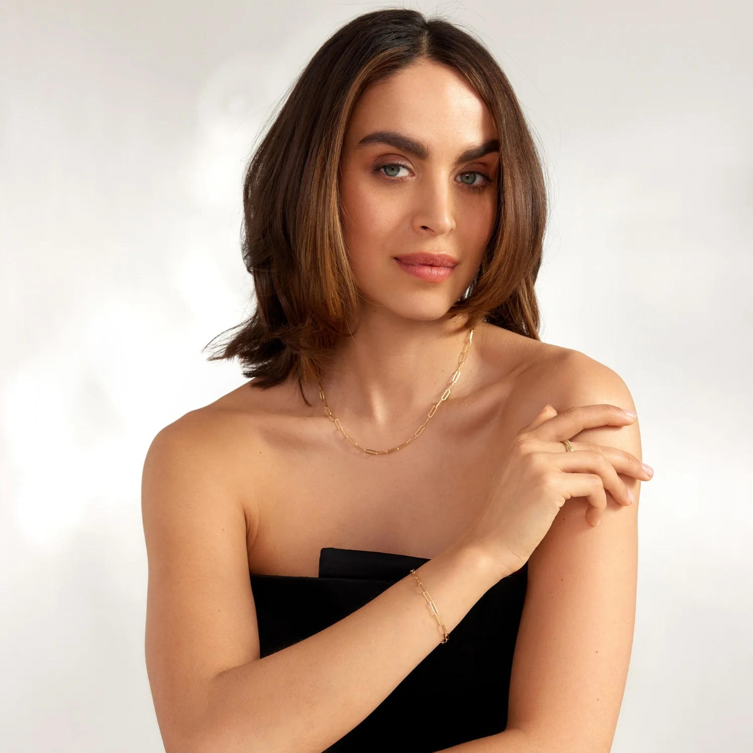 Parte Di Me Sorprendimi 925 Sterling Zilveren Gold Plated Ketting en Armband Giftset PDM90080 - Image 2