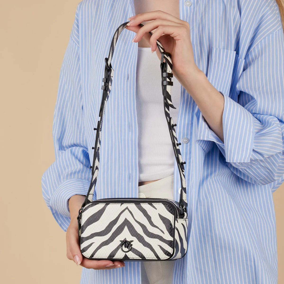 Pinko Camera Multi-coloured Leather Crossbody bag 102810-A1US-ZZ1B - Image 2