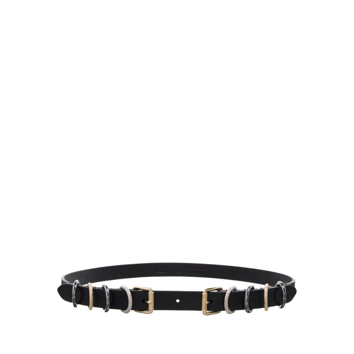 Roseo Morrison Zwarte Leren Riem 103448-A1UH-Z99N-L - Image 3