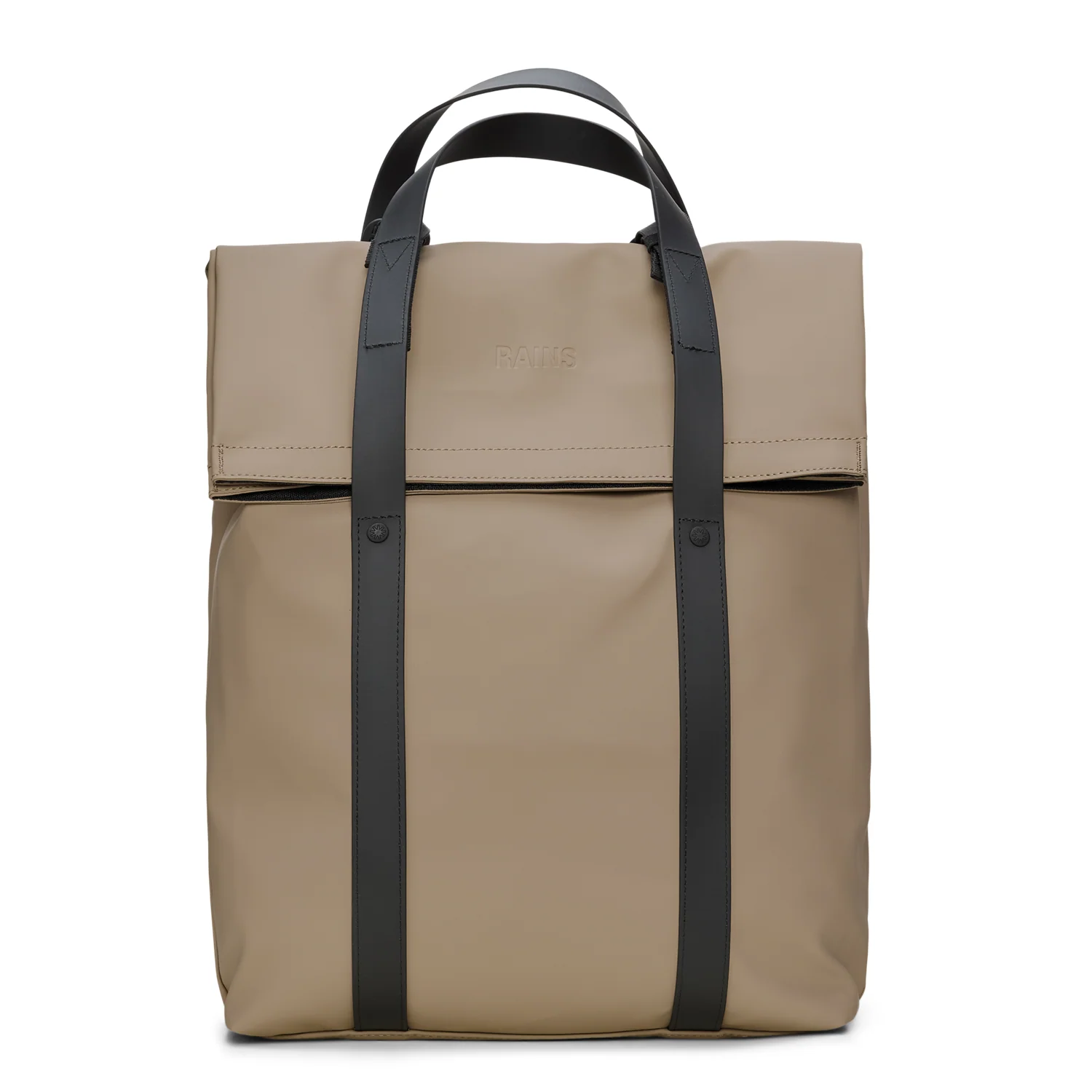 Rains Beige 2 Way Tote Backpack R12940-133