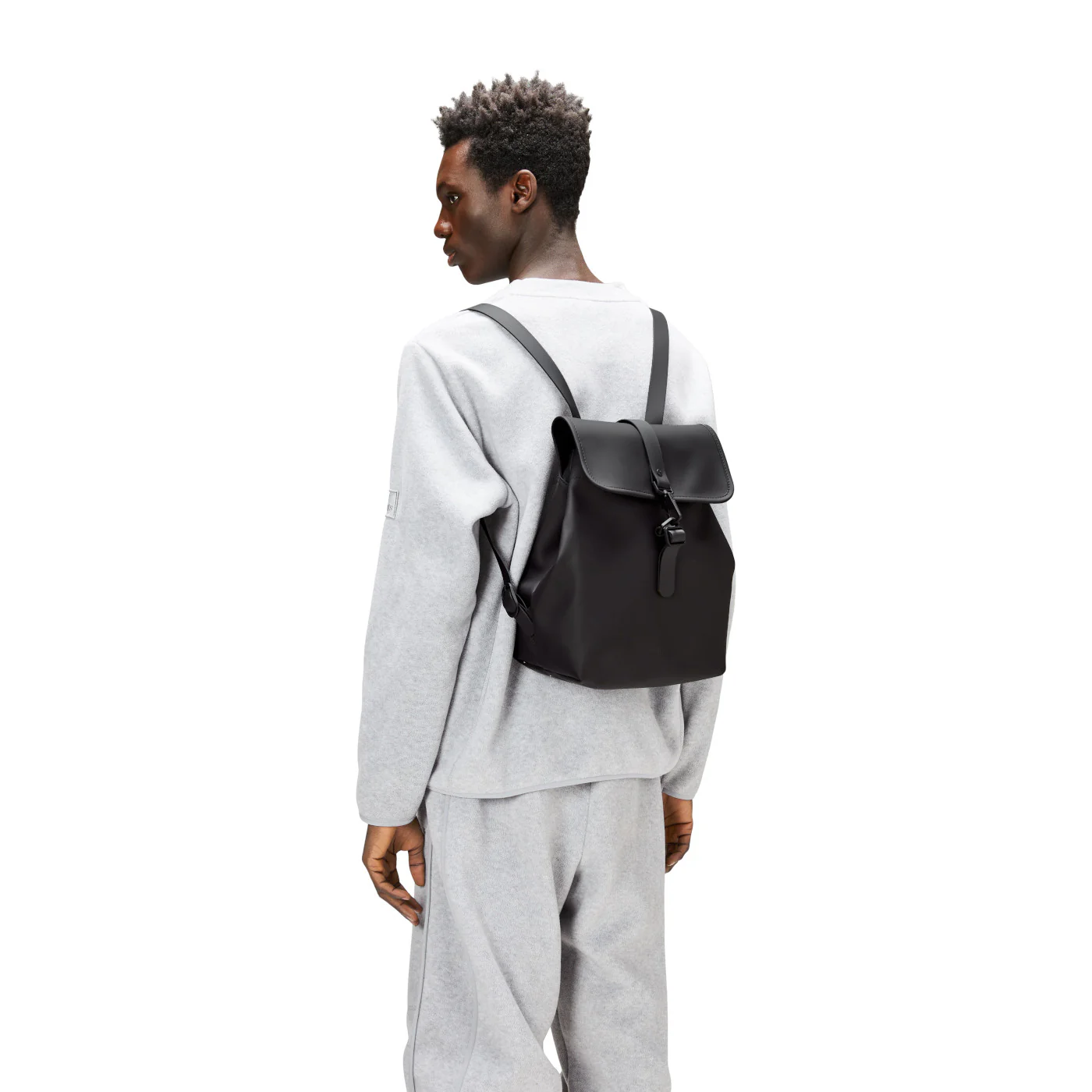 Rains Black Backpack R13040-01 - Image 3