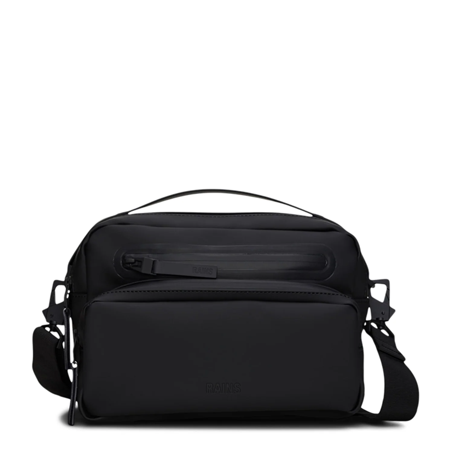 Rains Black Cargo Box Bag R14110-01