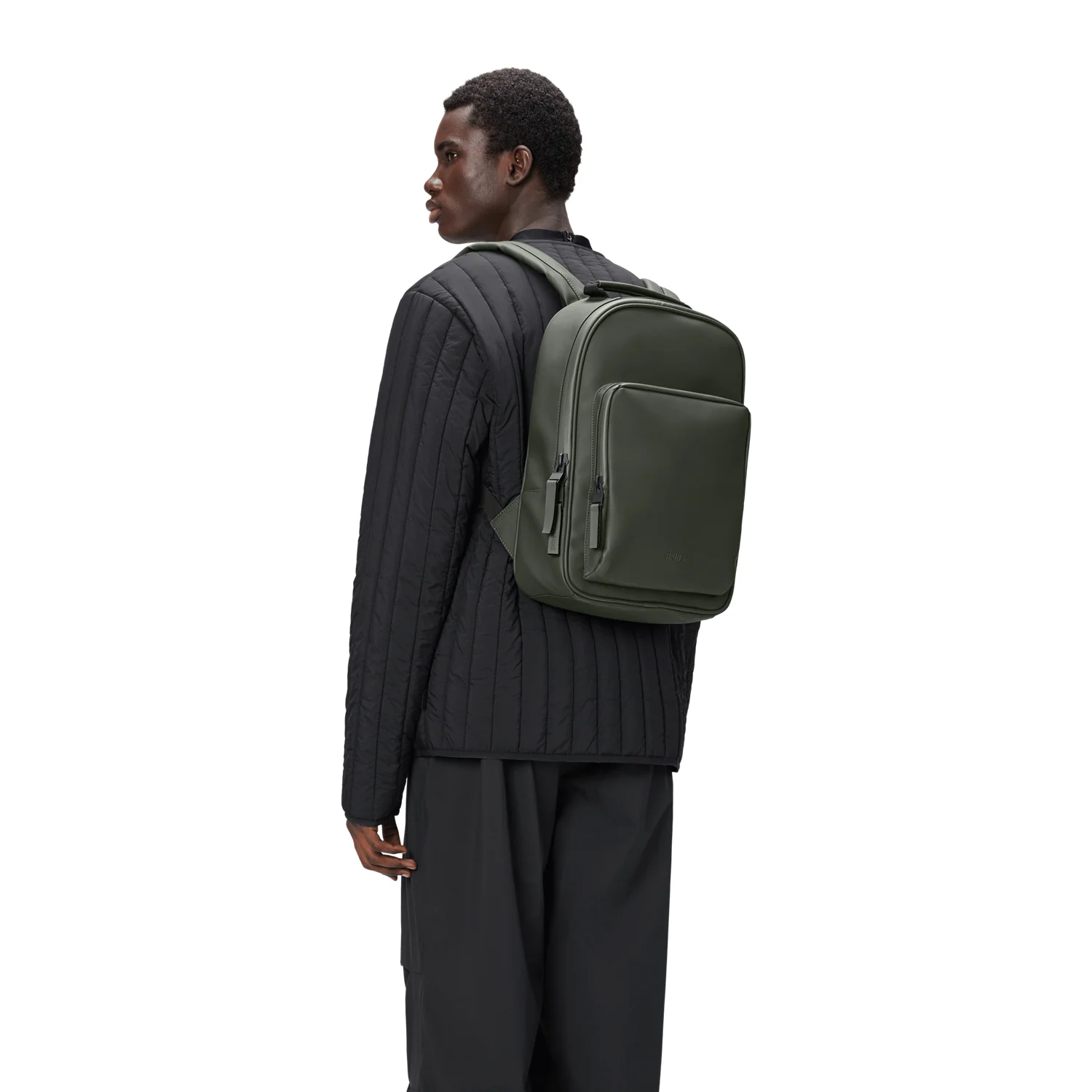 Rains Book Daypack Groene Rugzak R13260-111 - Image 2