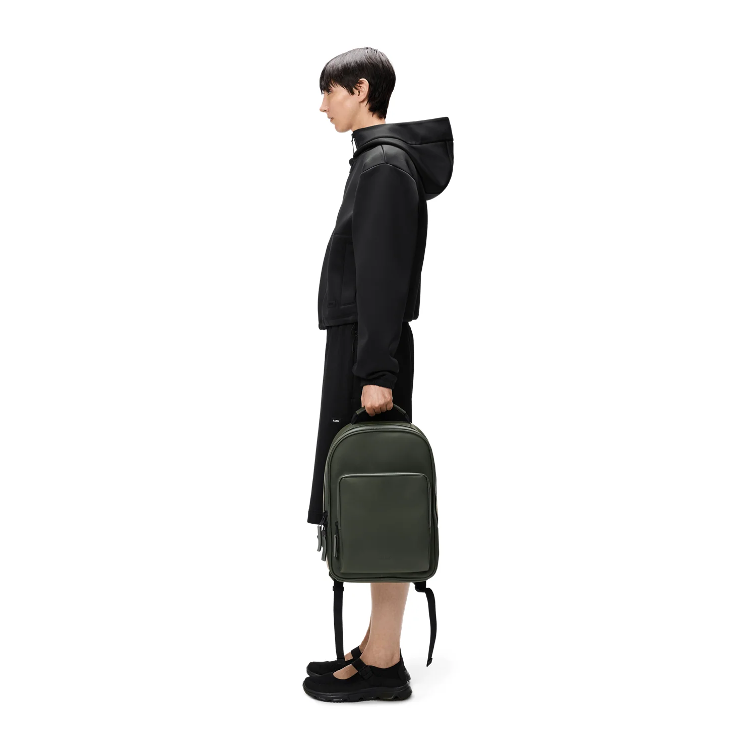 Rains Book Daypack Groene Rugzak R13260-111 - Image 3