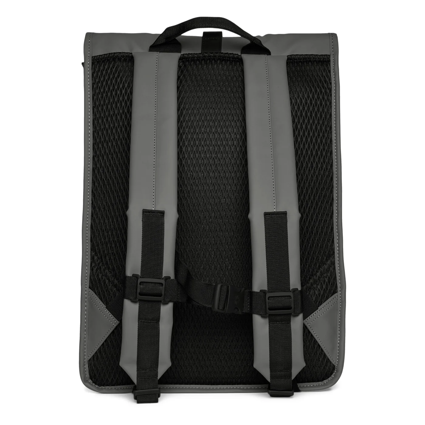 Rains Grey Rolltop Backpack R13320-13 - Image 4