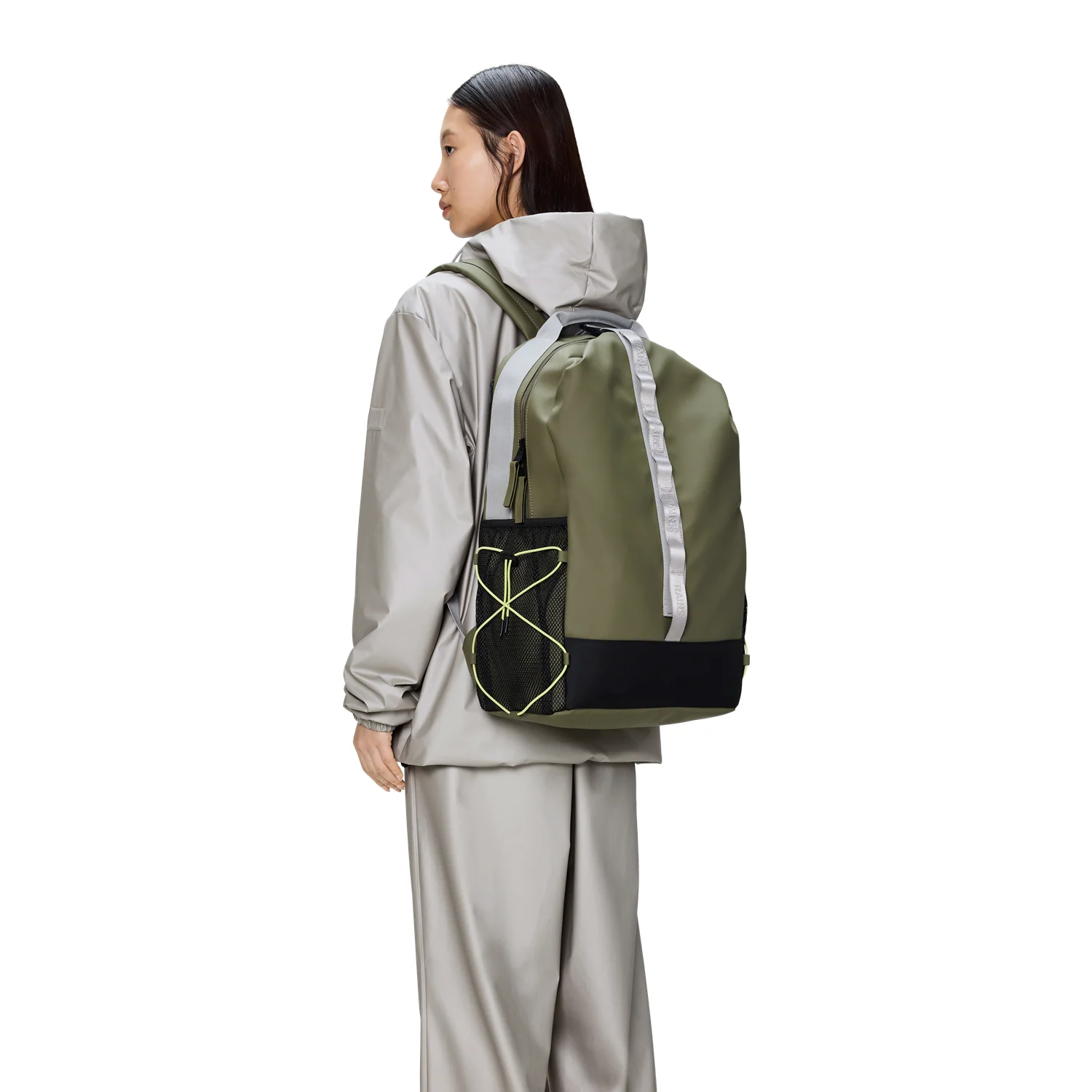 Rains Trail Brown Rugzak Met Clip R12790-134 - Image 3