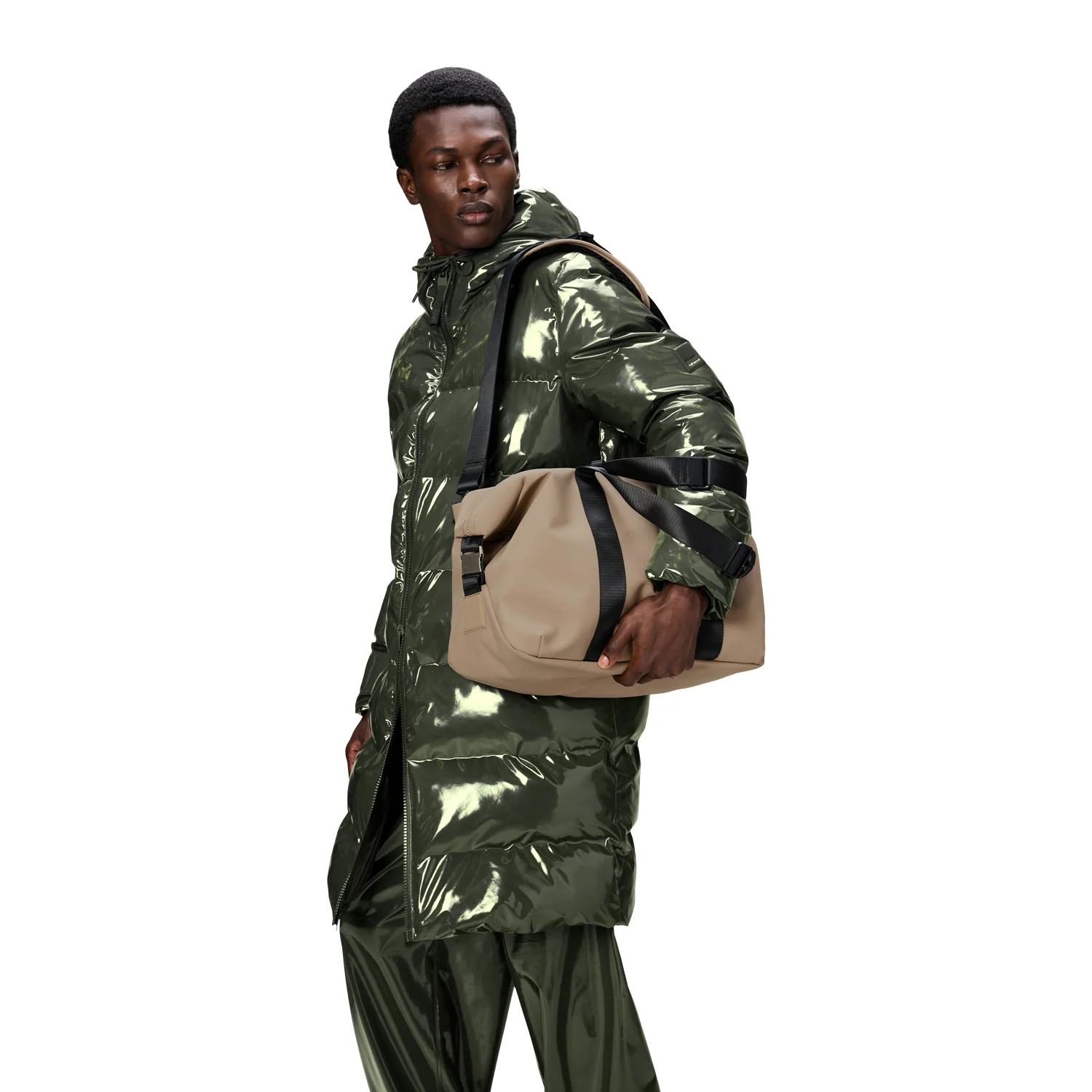 Rains Valera Beige Weekendtas Klein R12880-133 - Image 3