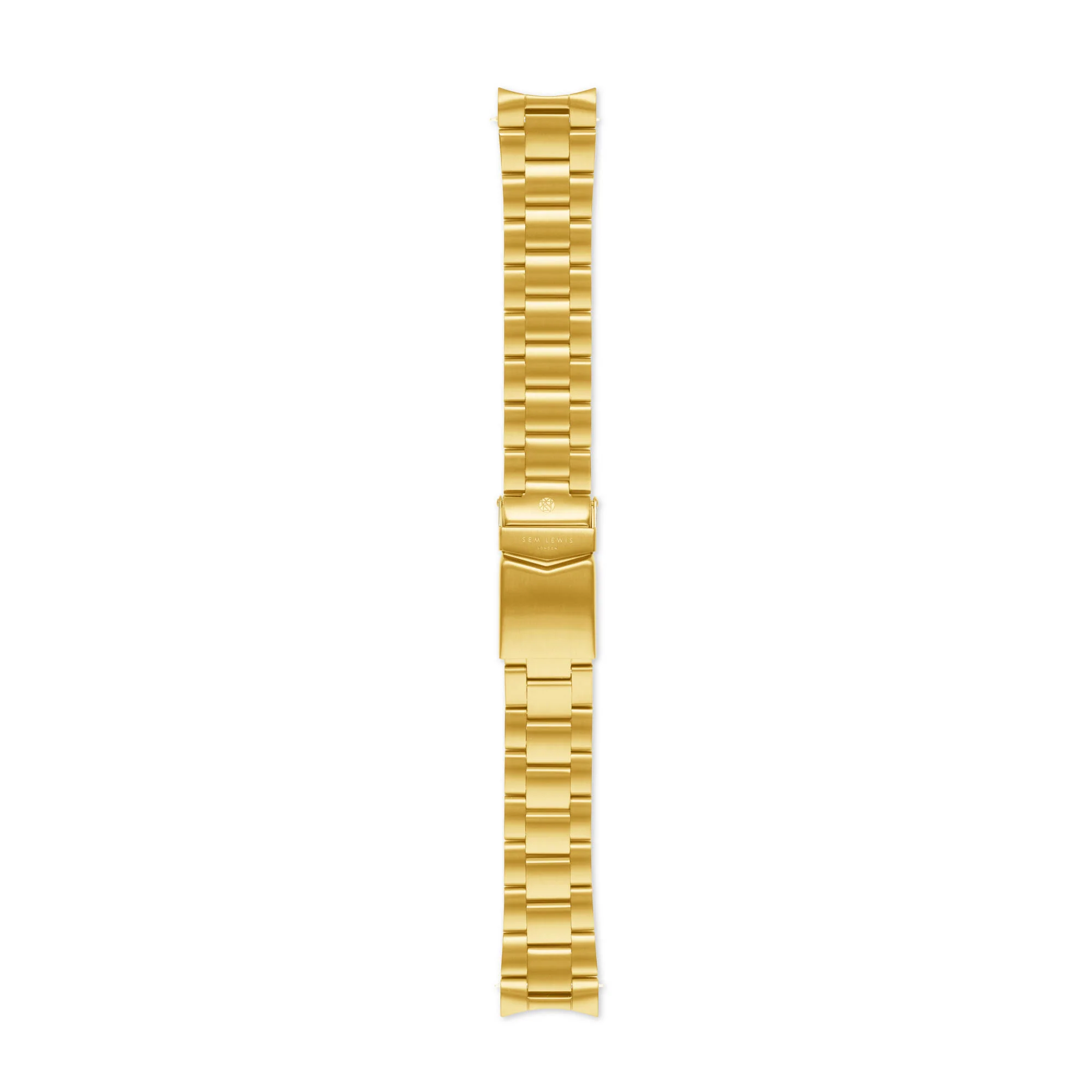 Sem Lewis Lundy Island Diver Strap 20mm Goudkleurig SL620015