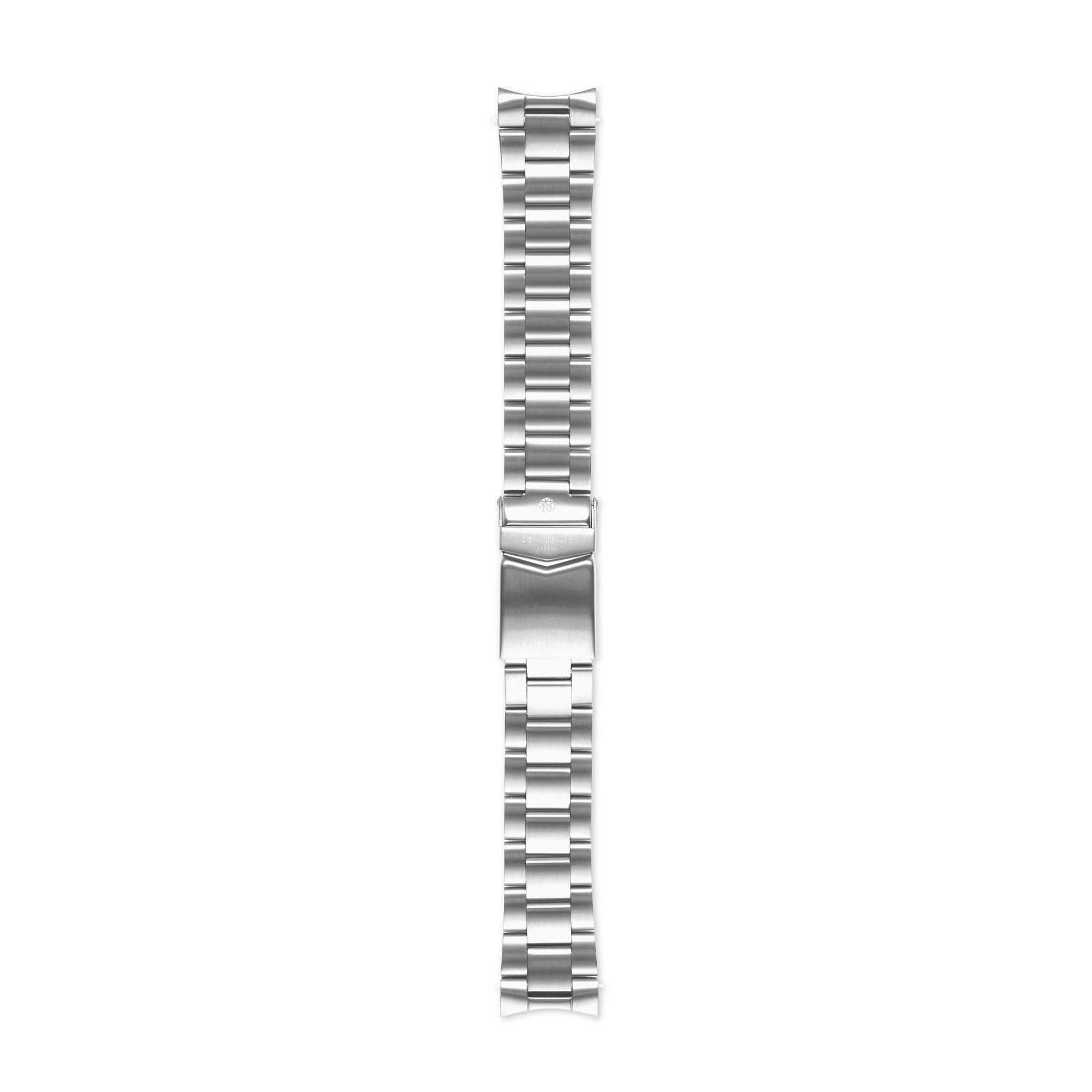 Sem Lewis Lundy Island Diver Strap 20mm Zilverkleurig SL620016