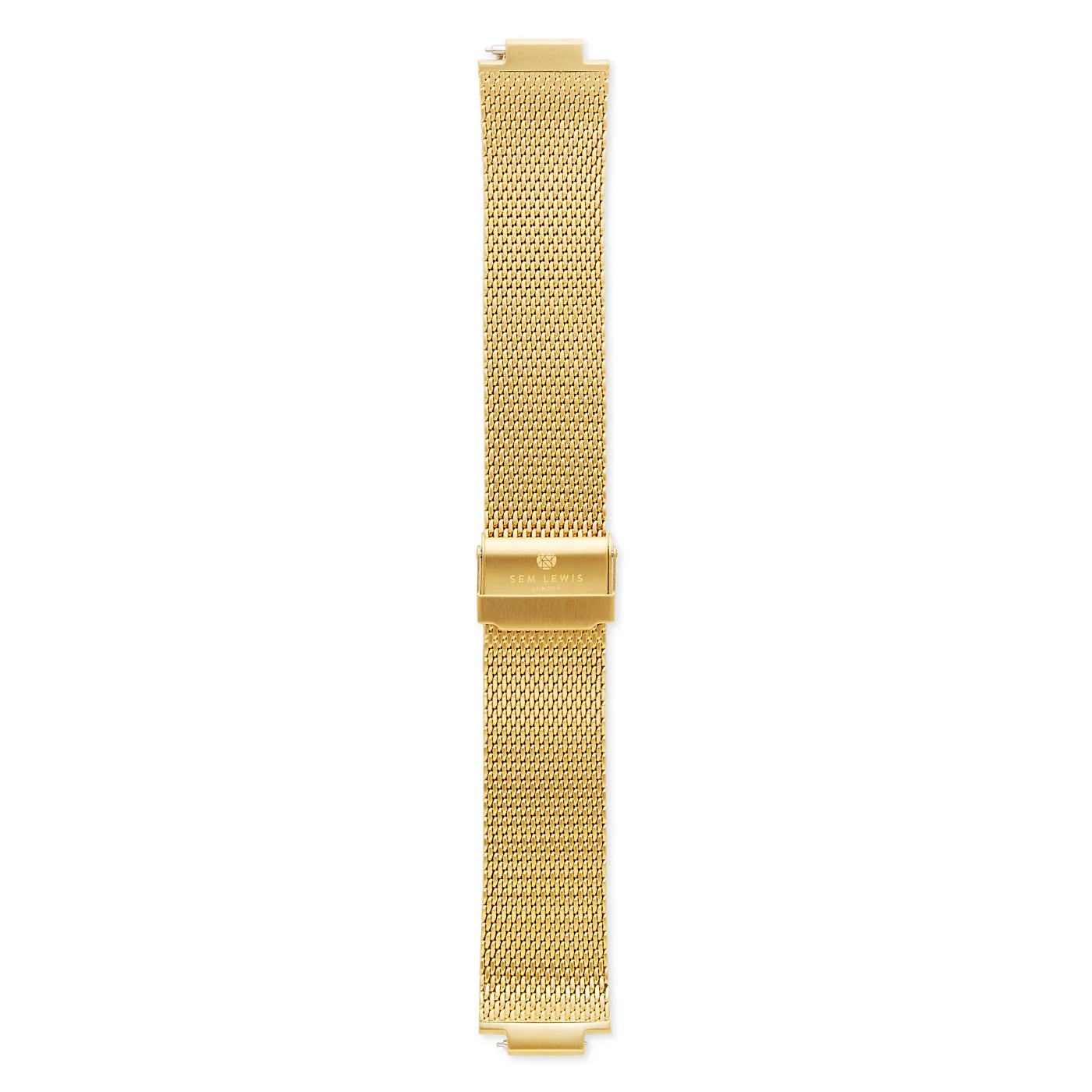 Sem Lewis Moorgate Mesh Strap 24mm Goudkleurig SL620006