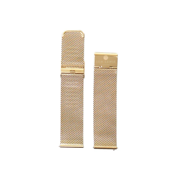 Sem Lewis Strap 22mm Goudkleurig SL620003