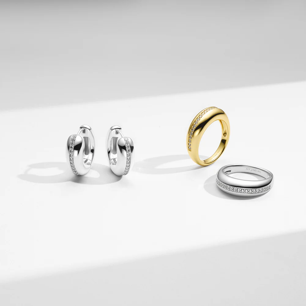 Sif Jakobs 925 Sterling Zilveren Palermo Ring SJ-R2588-CZ-52 - Image 3