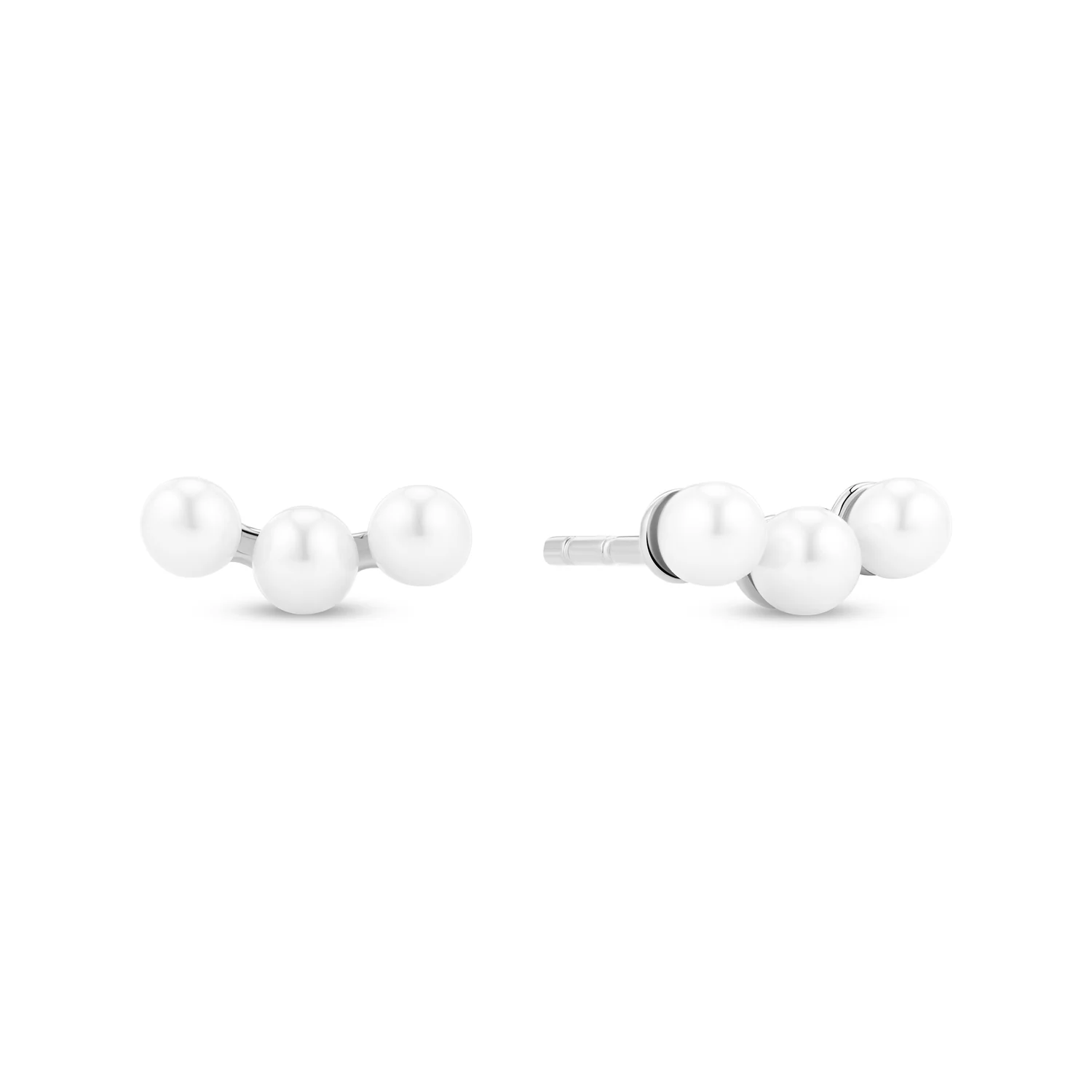 Sif Jakobs 925 Sterling Zilveren Perla Tre Oorknoppen SJ-E2733-P