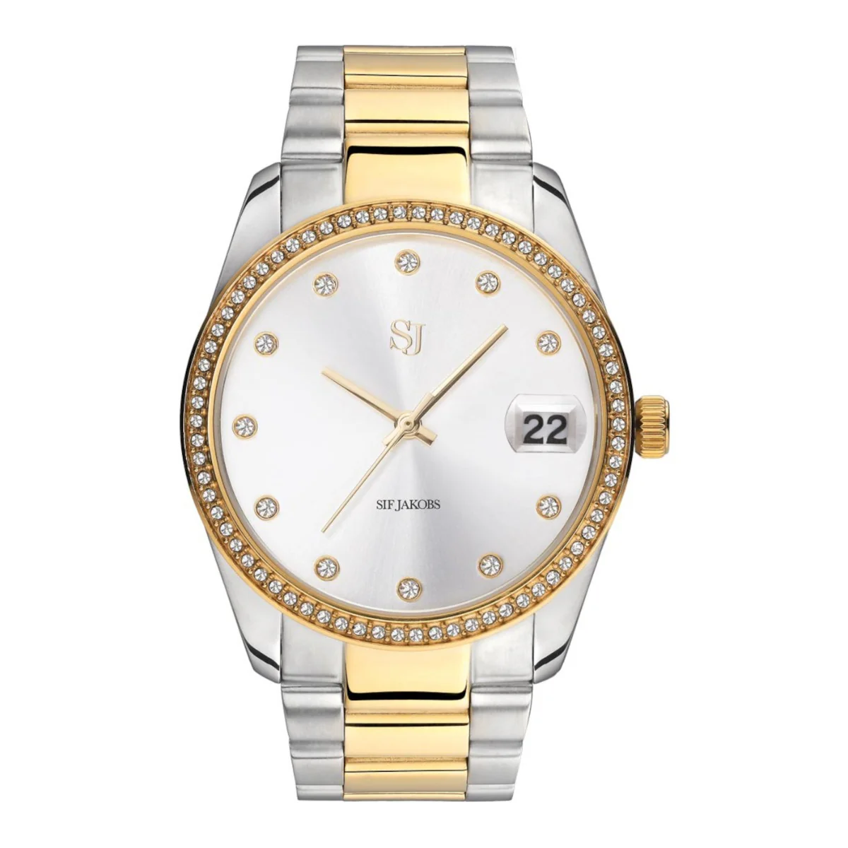 Sif Jakobs Electra Gouden Dameshorloge SJ-W1054-CZ-YG2