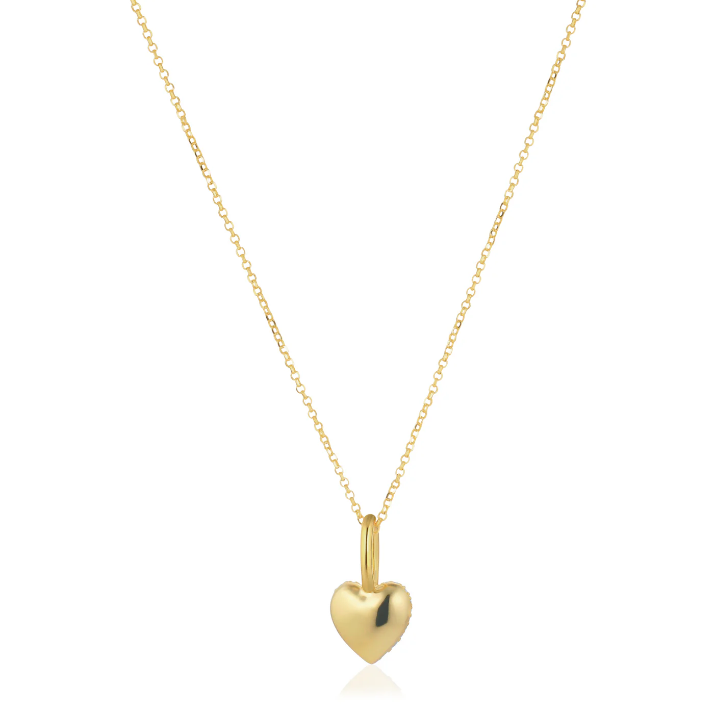 Sif Jakobs Caro Gold Plated Zirconia Necklace SJ-P72356-CZ-YG - Image 2