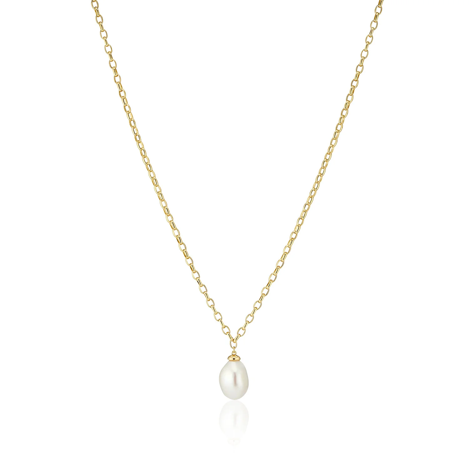 Sif Jakobs Vergulde Padua Uno Necklace SJ-N2455-P-YG
