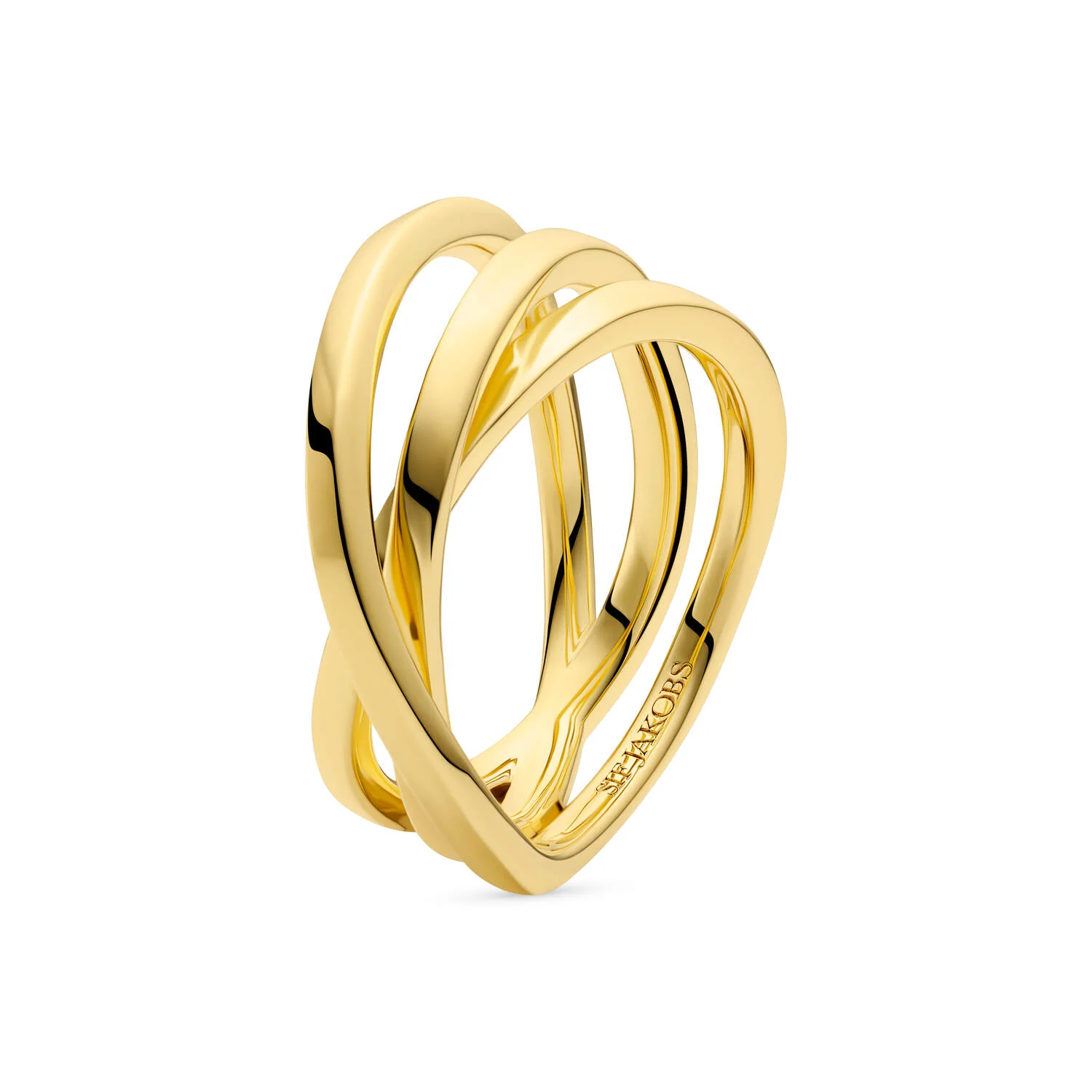 Sif Jakobs Vergulde Spirale Pianura Ring SJ-R2590-YG-56