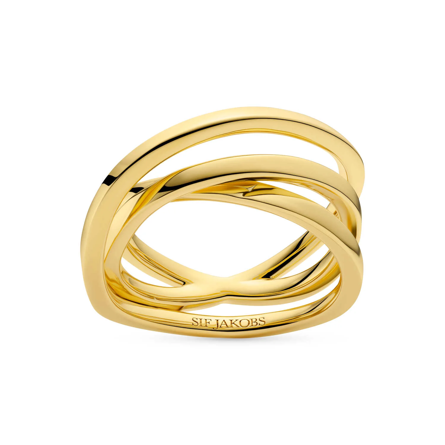 Sif Jakobs Vergulde Spirale Pianura Ring SJ-R2590-YG-56 - Image 3
