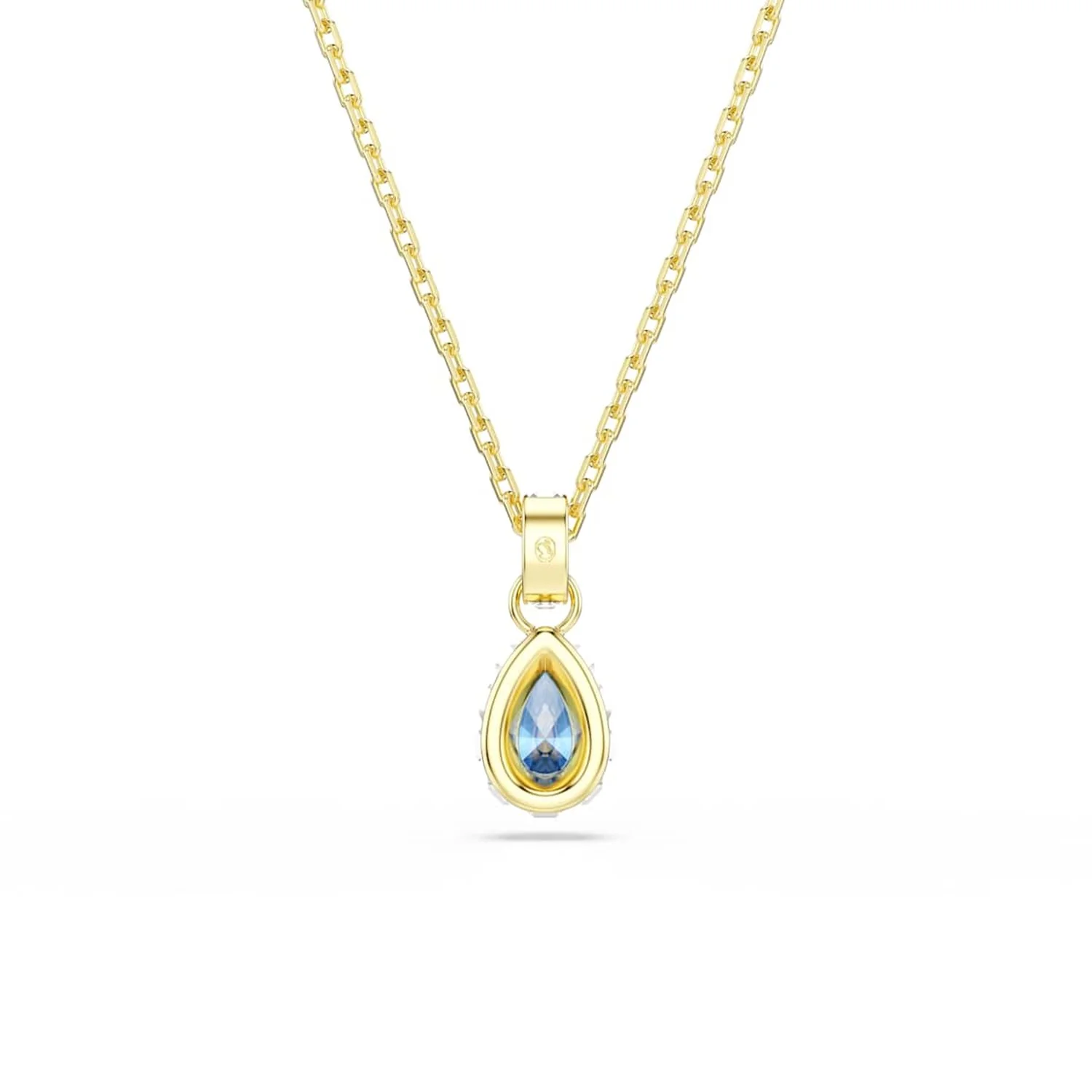 Swarovski Chroma Gouden Ketting met Blauwe Kristallen Hanger 5757786 - Image 5