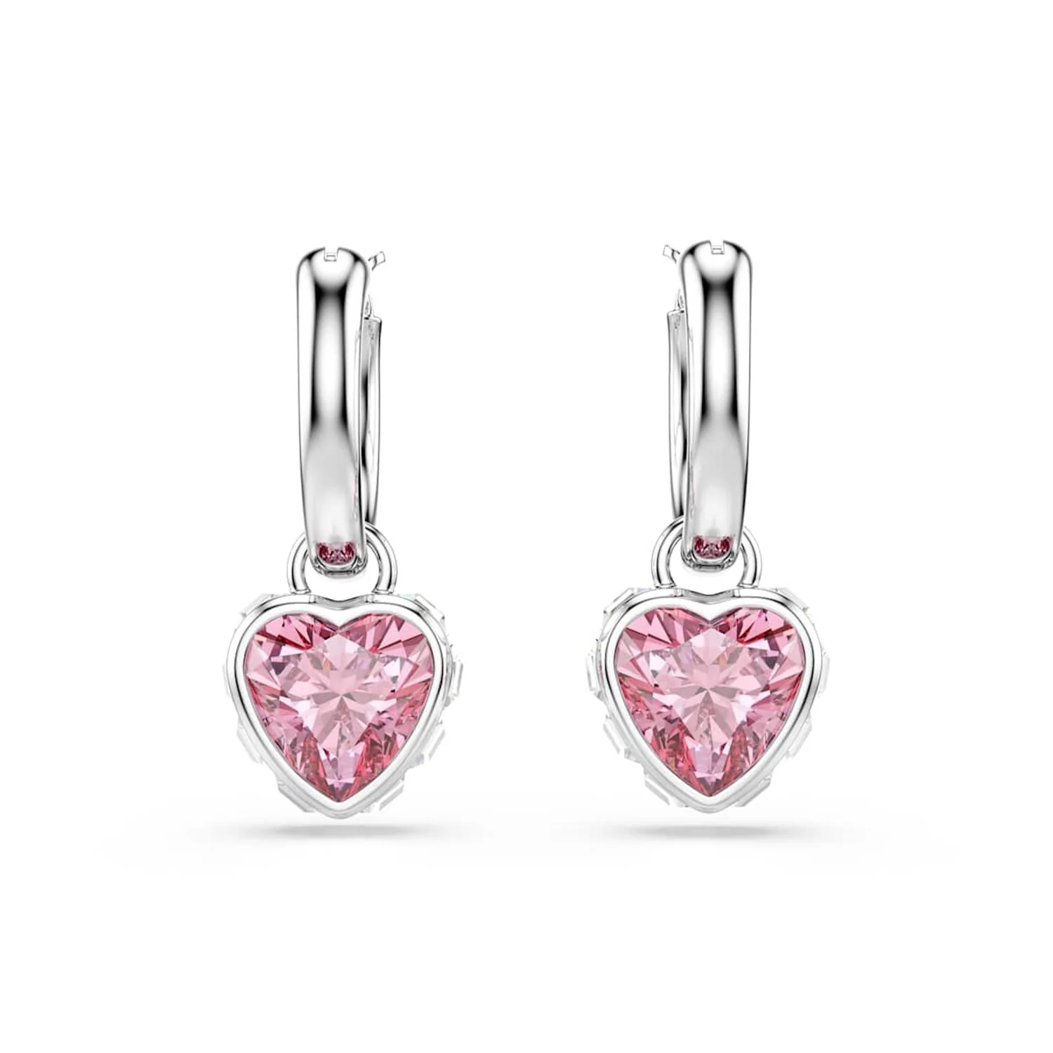 Swarovski Chroma Zilveren Oorbellen met Roze Accenten 5757814 - Image 2