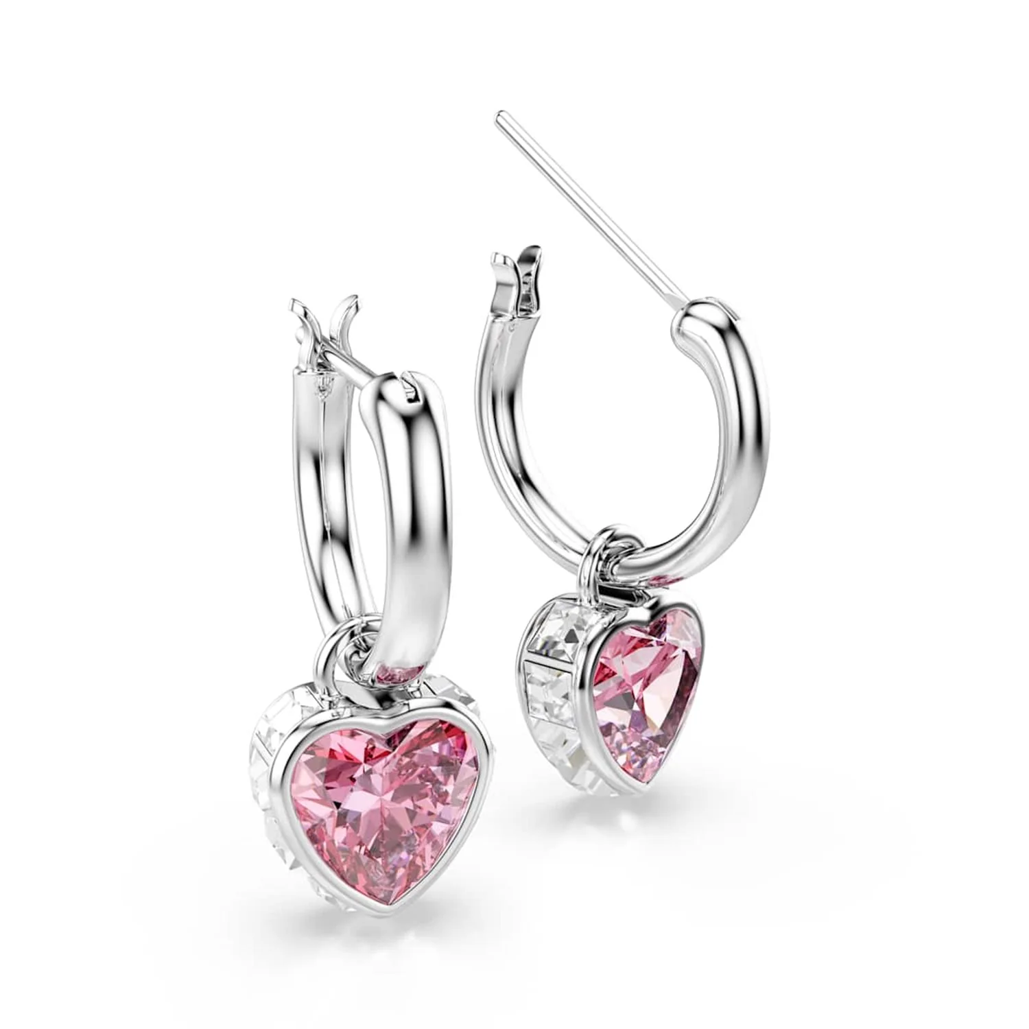 Swarovski Chroma Zilveren Oorbellen met Roze Accenten 5757814 - Image 3