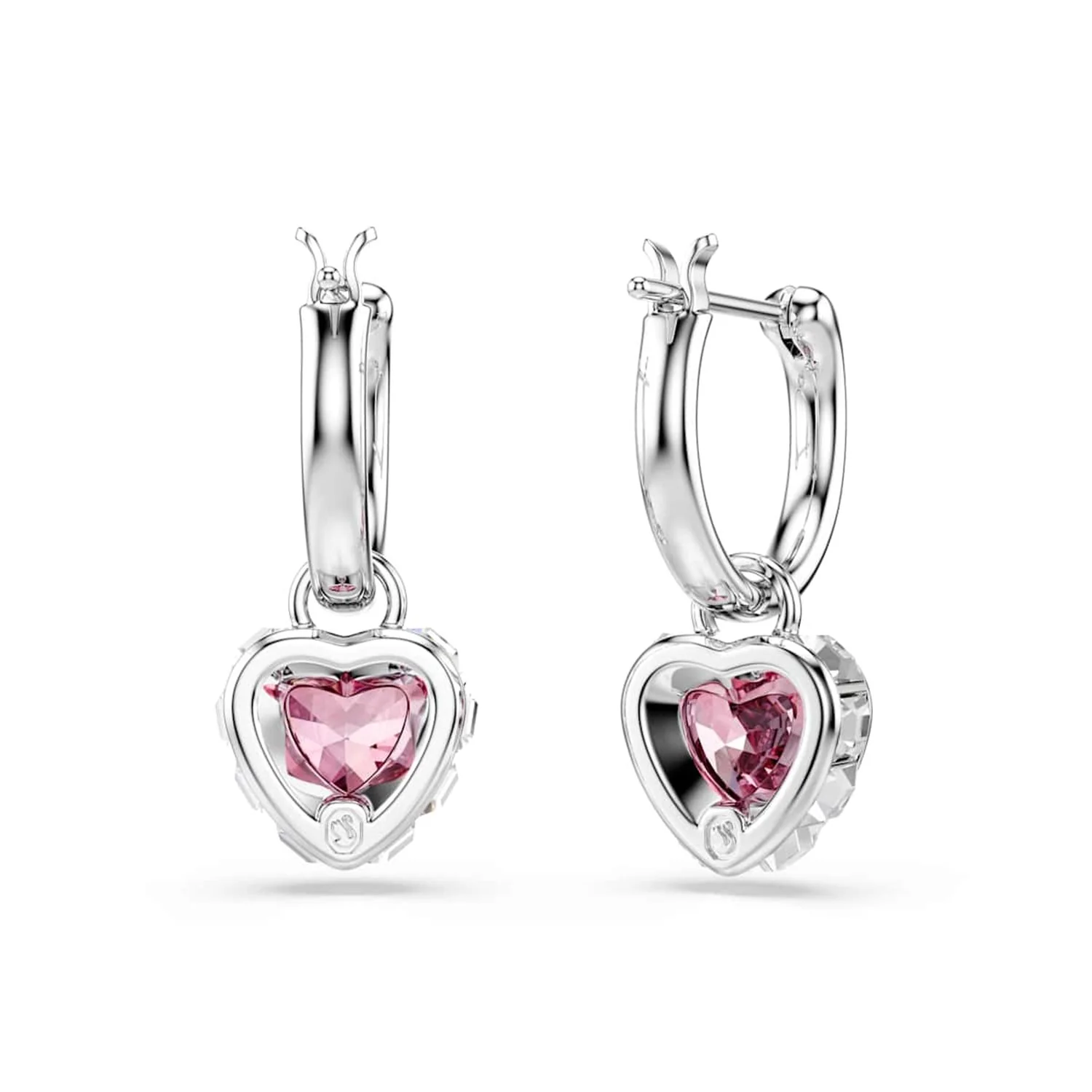 Swarovski Chroma Zilveren Oorbellen met Roze Accenten 5757814 - Image 4