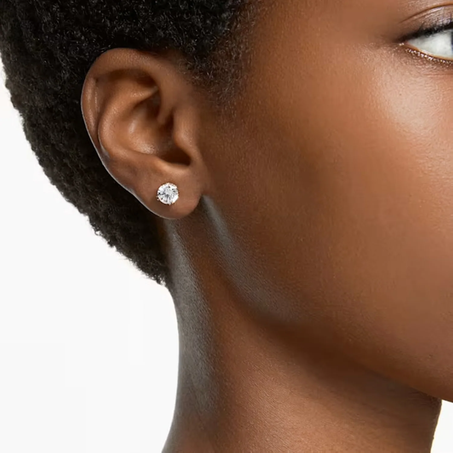 Swarovski Constella Gold-coloured Ear Studs 5642595 - Image 2