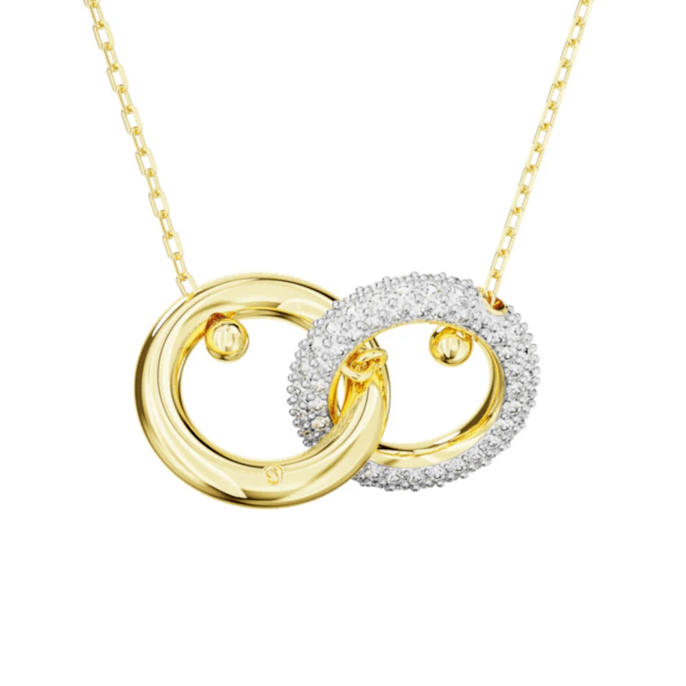 Swarovski Dextera Gold-coloured Pendant 5668820 (Length: 38.00 - 45.00 CM - Image 4