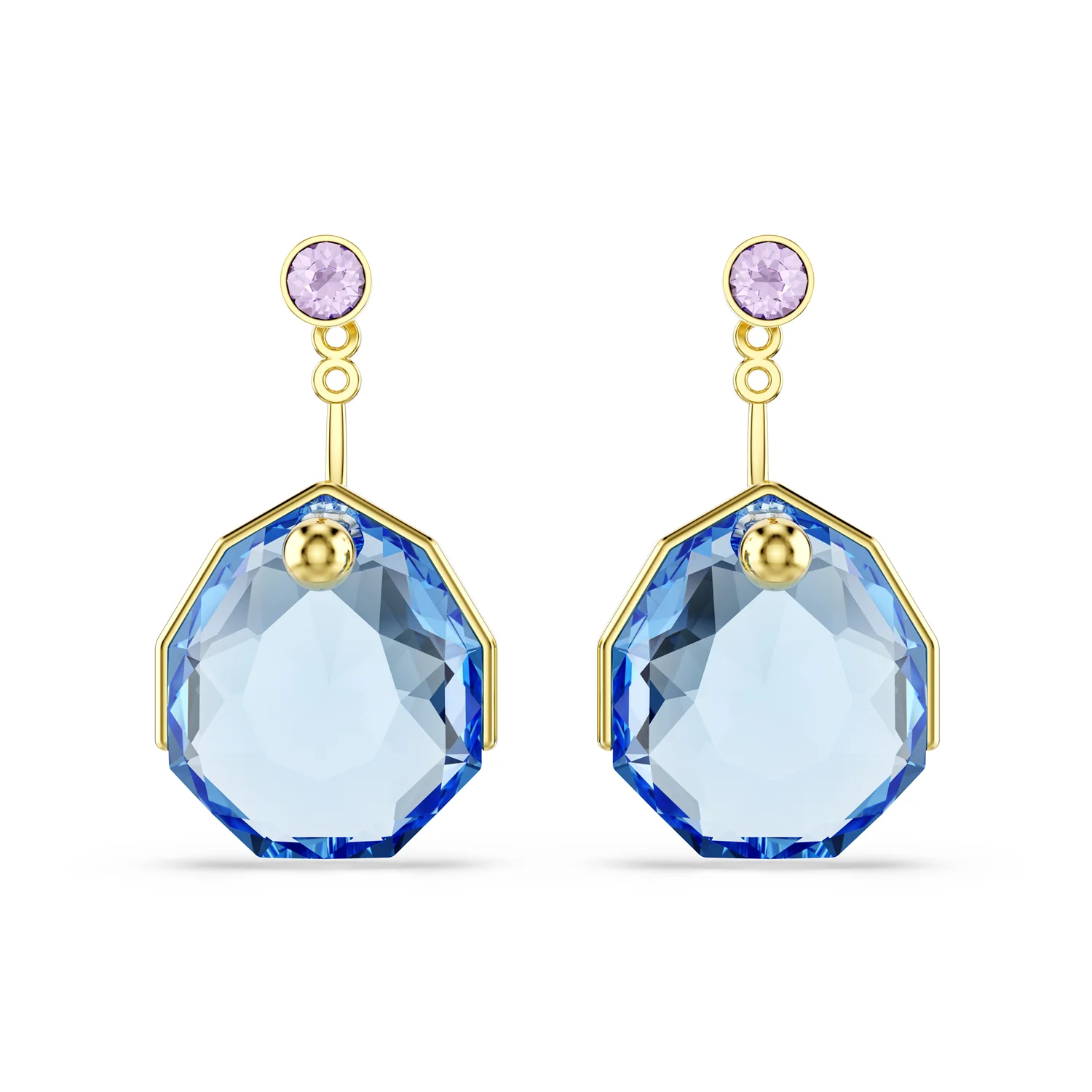 Swarovski Gema Gold Plated Earrings 5737449