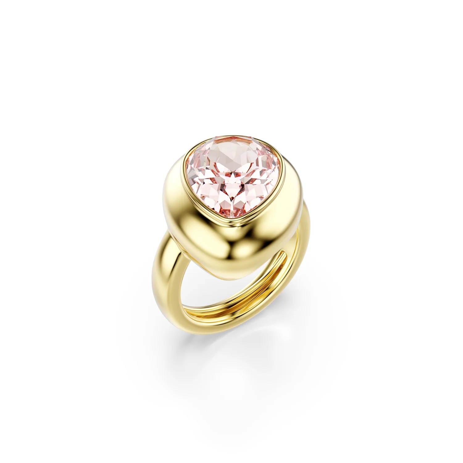 Swarovski Gema Gold Plated Ring Set 5741583 - Image 4
