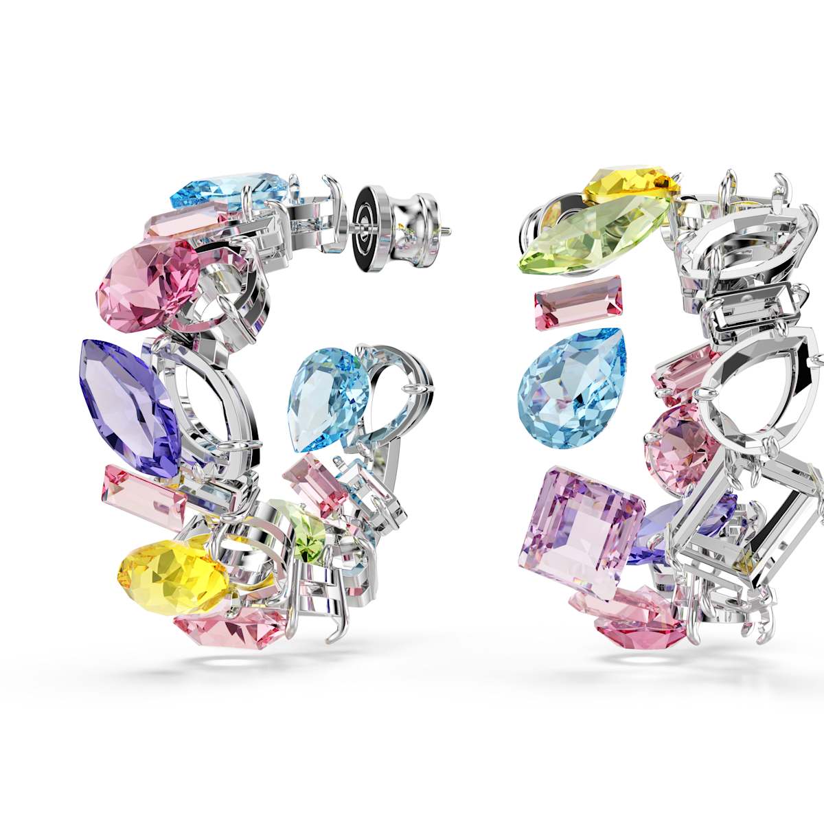 Swarovski Gema Silver Coloured Earrings 5692412 - Image 3