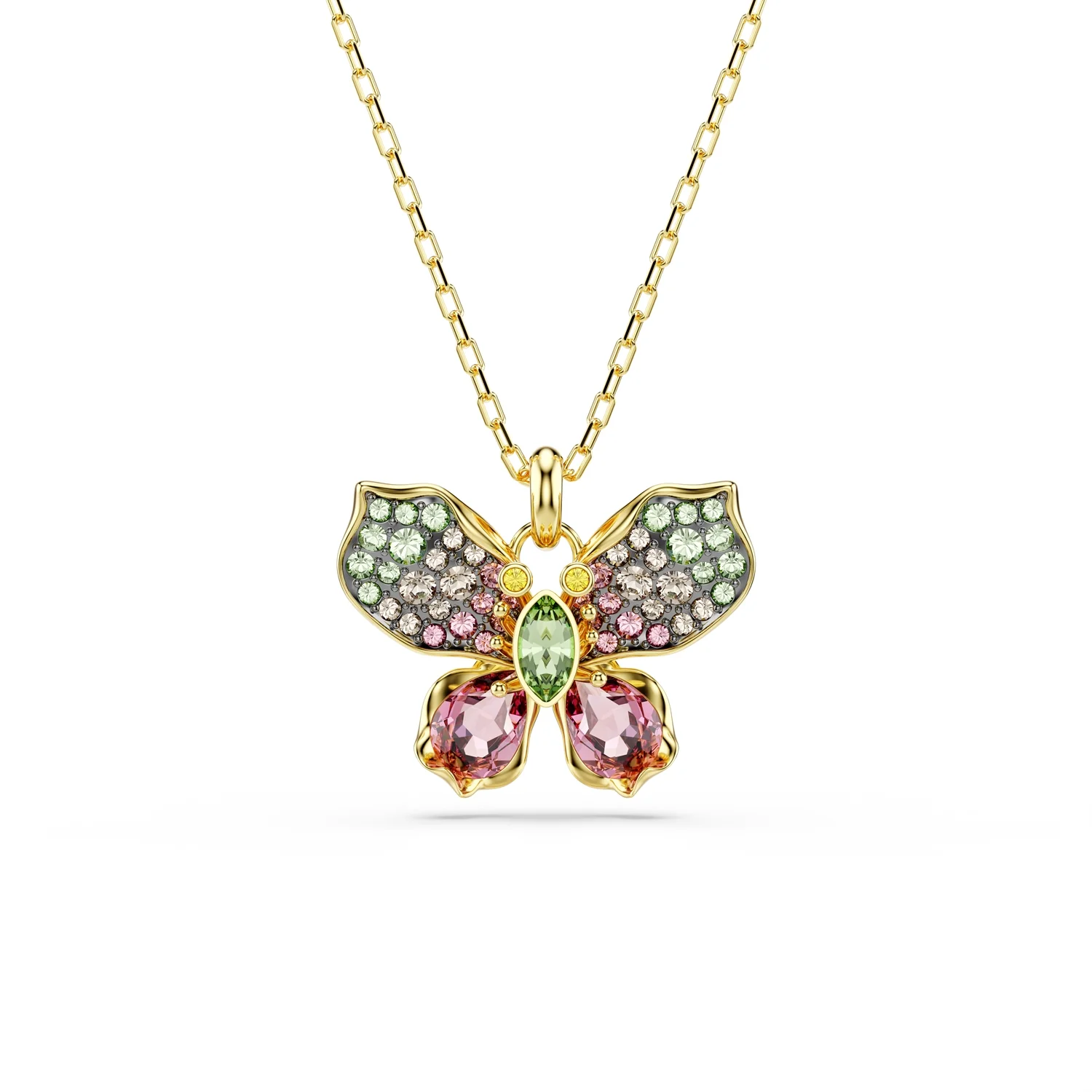 Swarovski Idylli Multi Coloured Butterfly Necklace 5709950