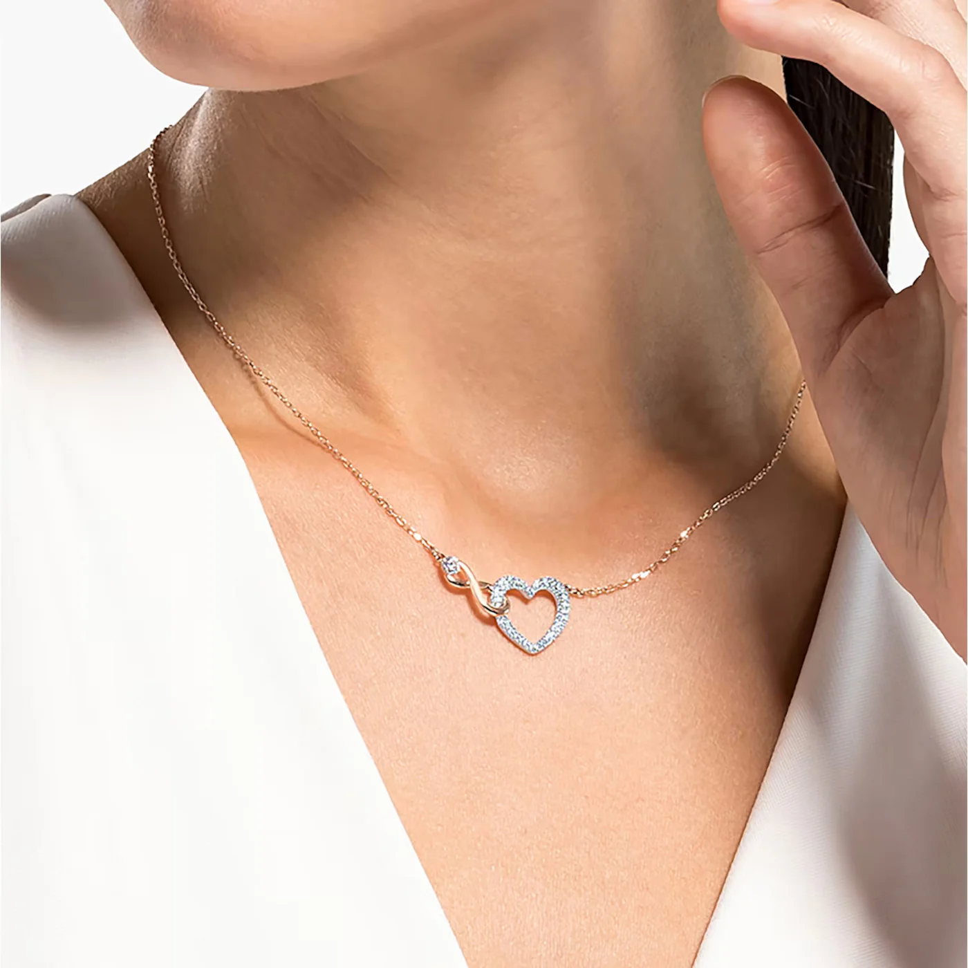 Swarovski Infinity Necklace 5518865 (Length: 38.00 cm) - Image 2