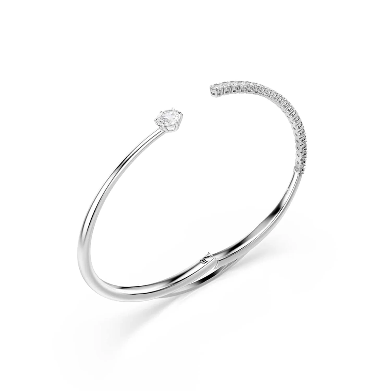 Swarovski Matrix Crash Zilverkleurige Open Armband 5753571 - Image 3