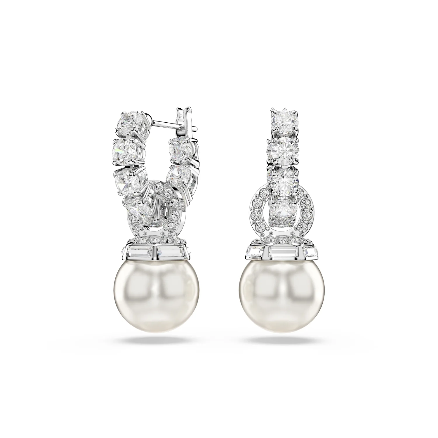 Swarovski Matrix Silver Coloured Ear studs 5691716