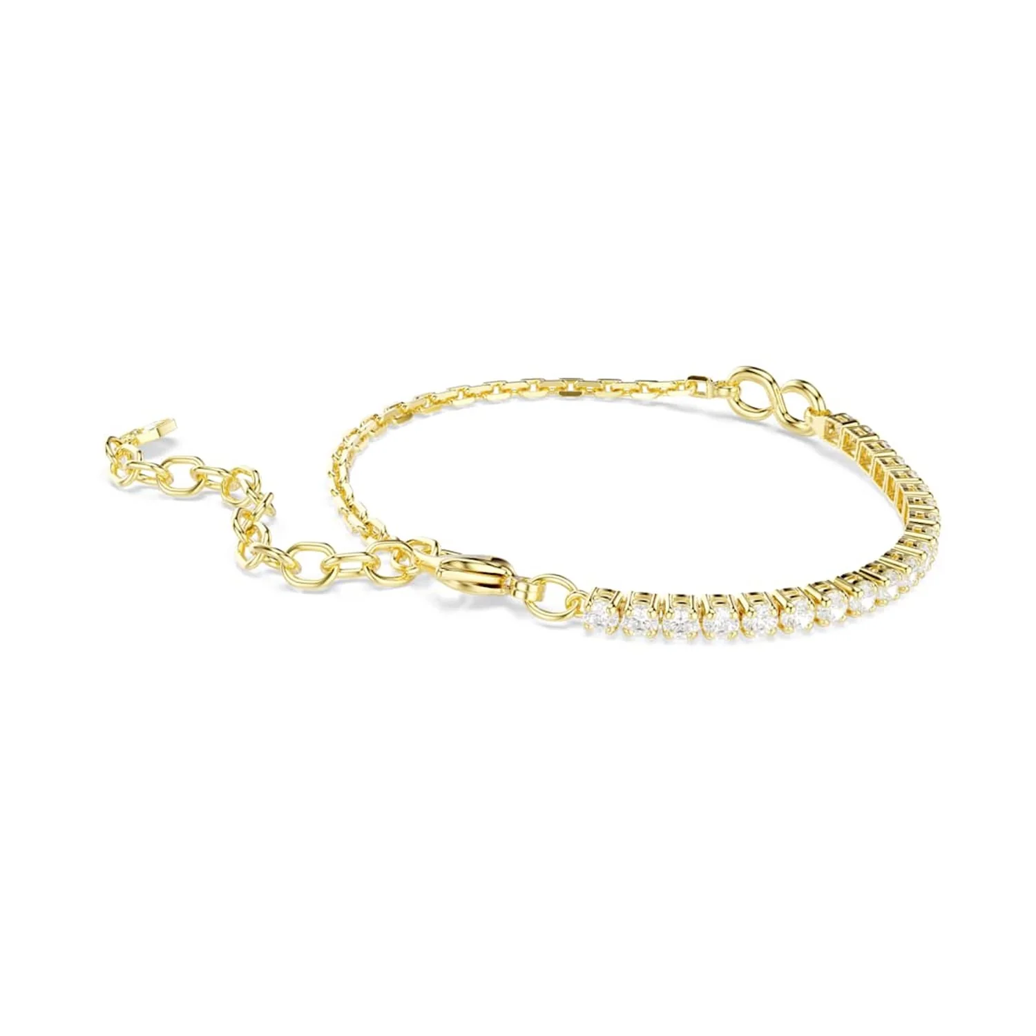 Swarovski Matrix Tennis Gouden Schakelarmband 5753925 - Image 4